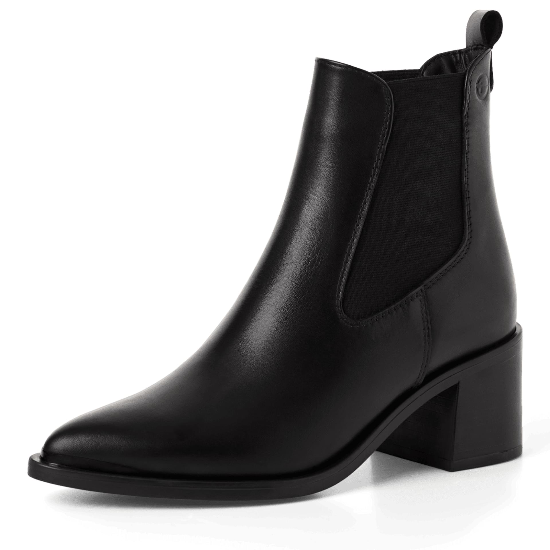 Tamaris Jonka Chelsea Boots 1-25301-45 in Black Leather