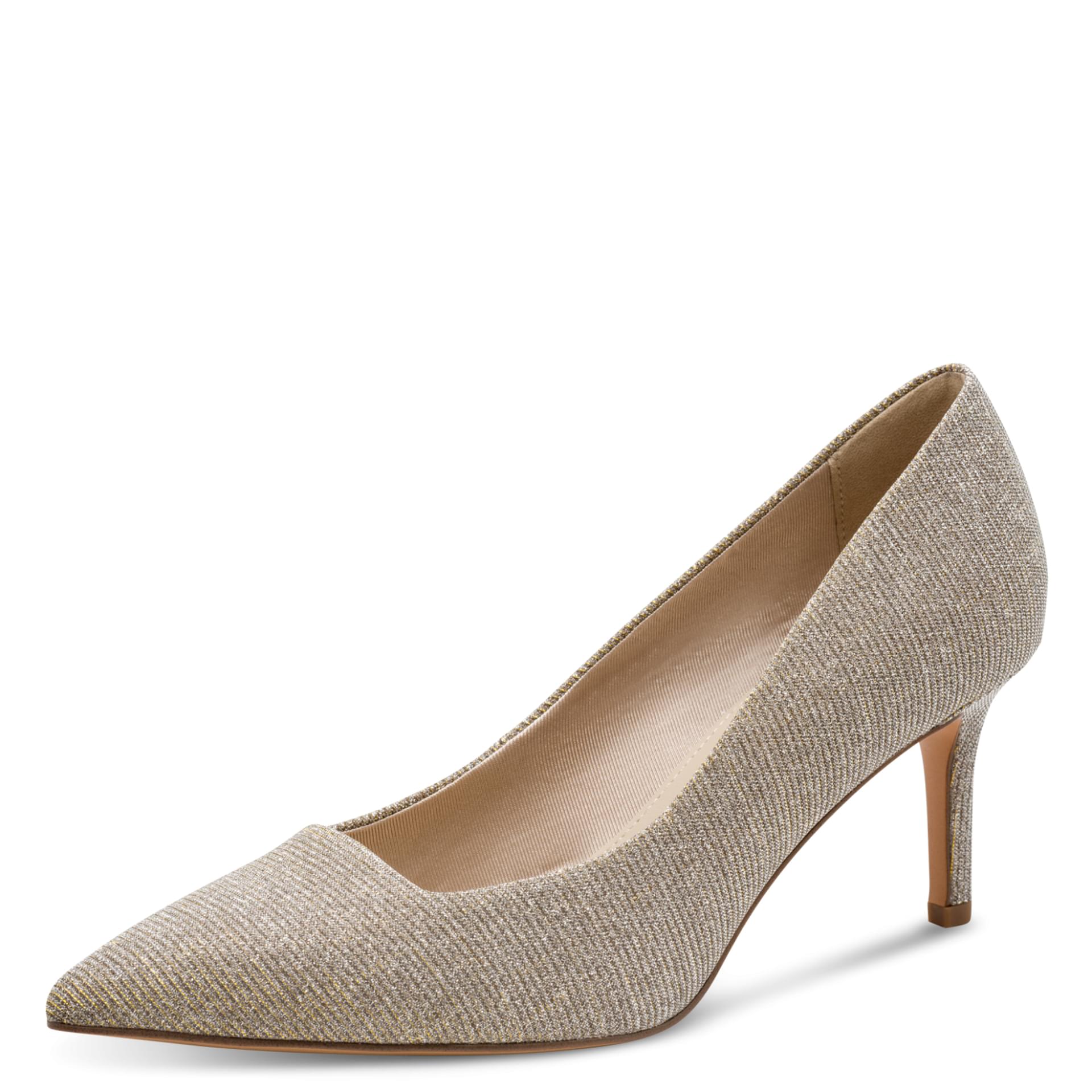 Tamaris Juliane Heels 1-22474-47 in Lt Gold Glam