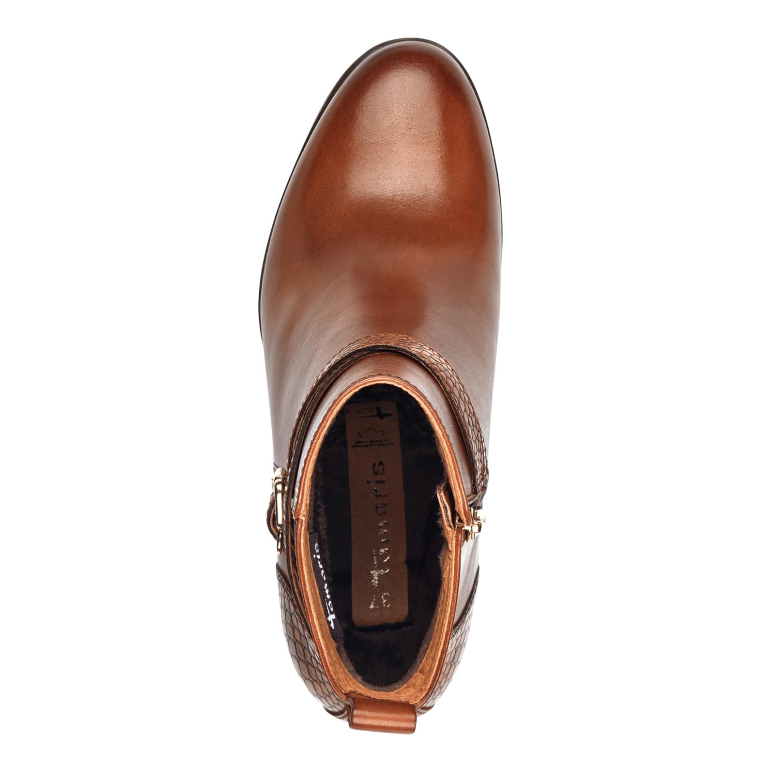 Tamaris Julini Bottines 1-25378-43 in Cognac