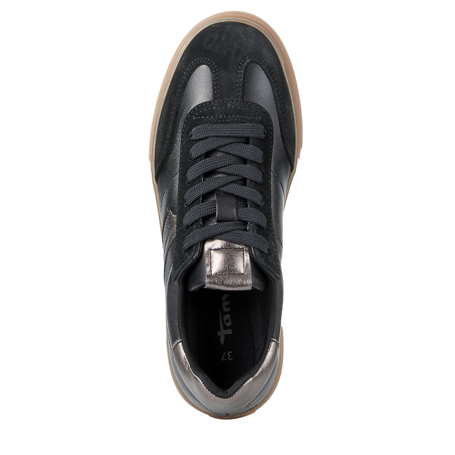 Tamaris Kaleo Sneakers 1-23788-42 in Black Leather