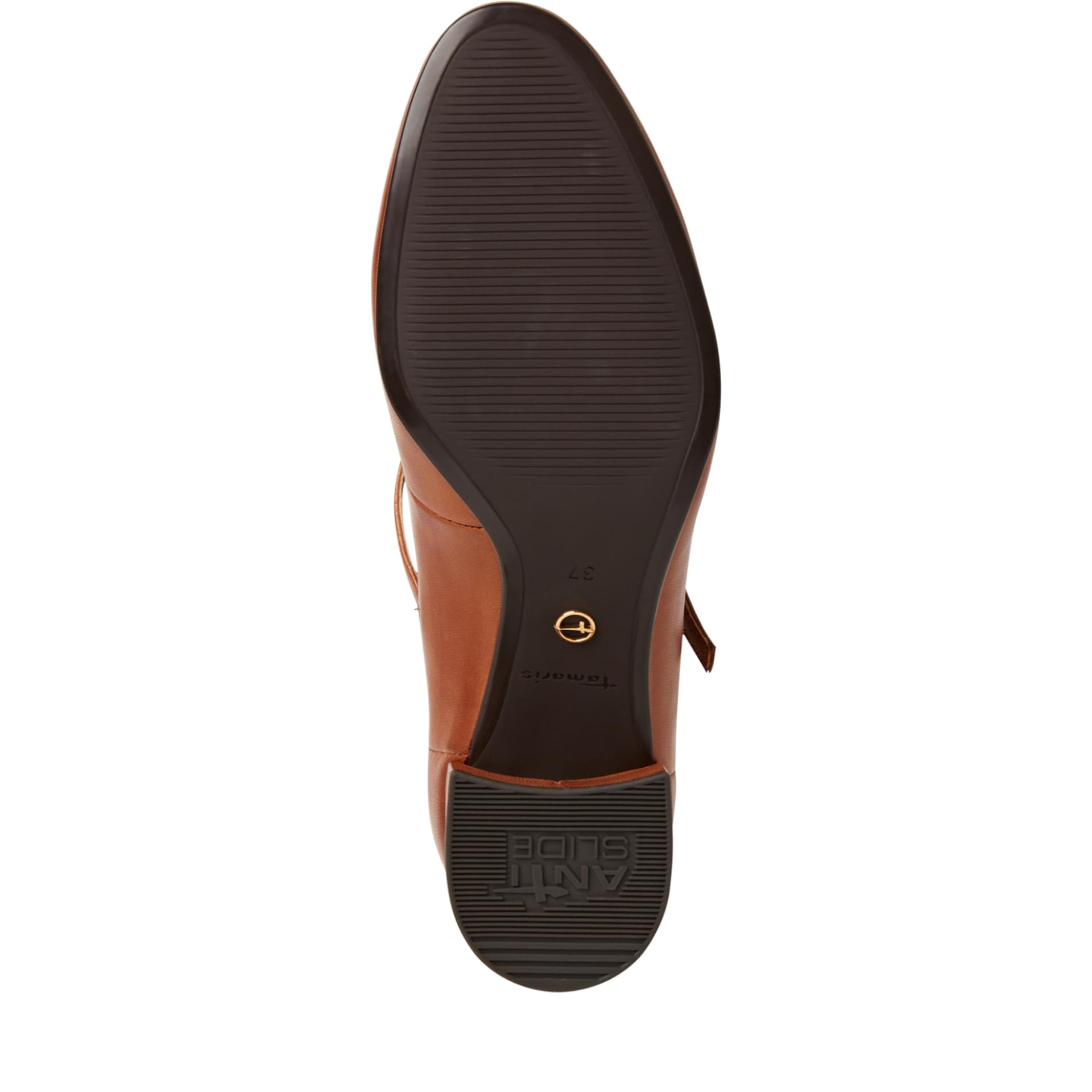 Tamaris Keala Talons 1-22311-43 in Cognac Leather