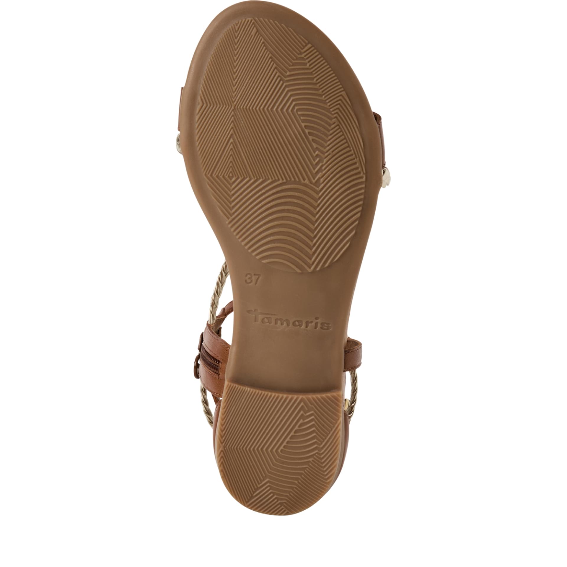 Tamaris Kim Sandales 1-28138-44 in Cognac Comb