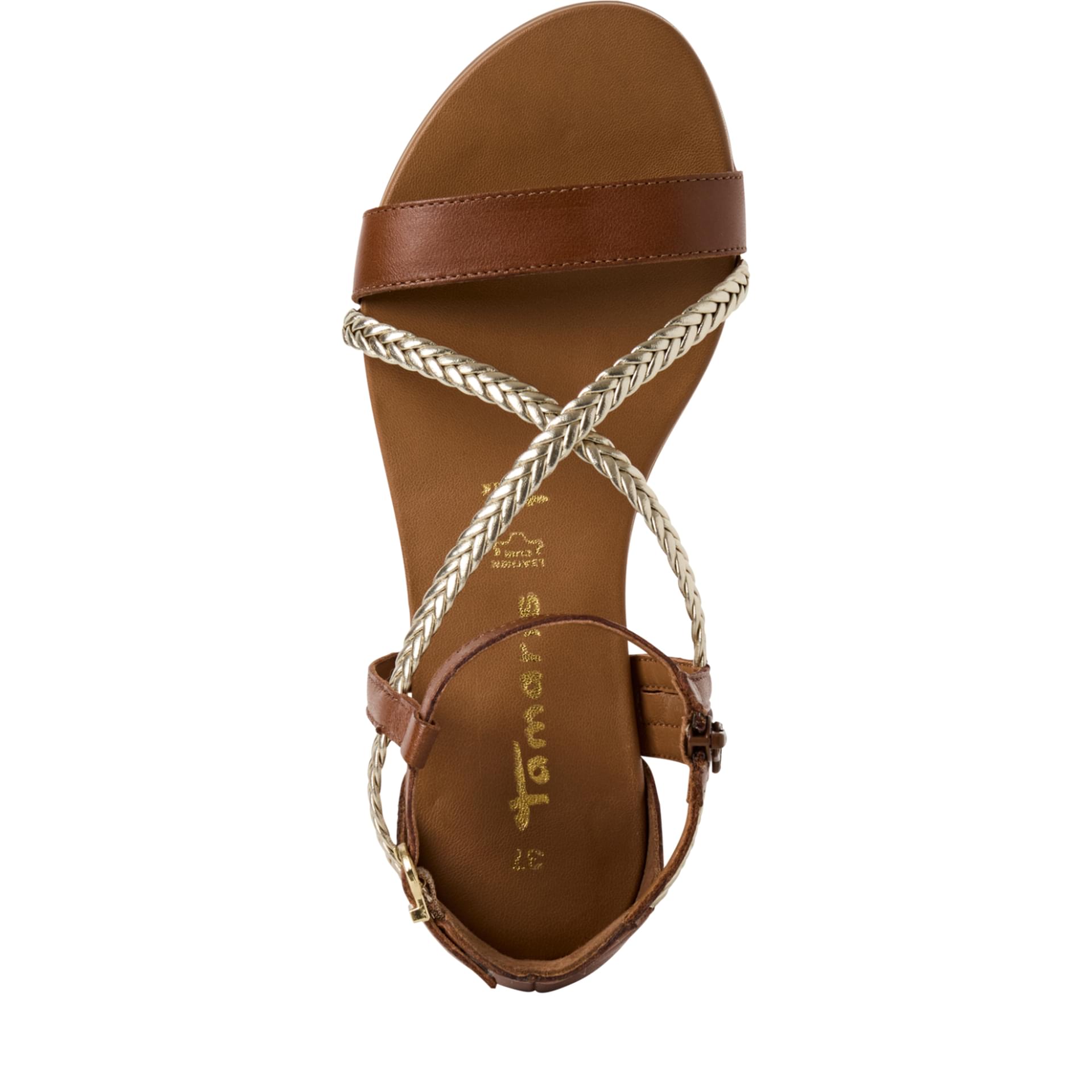 Tamaris Kim Sandales 1-28138-44 in Cognac Comb