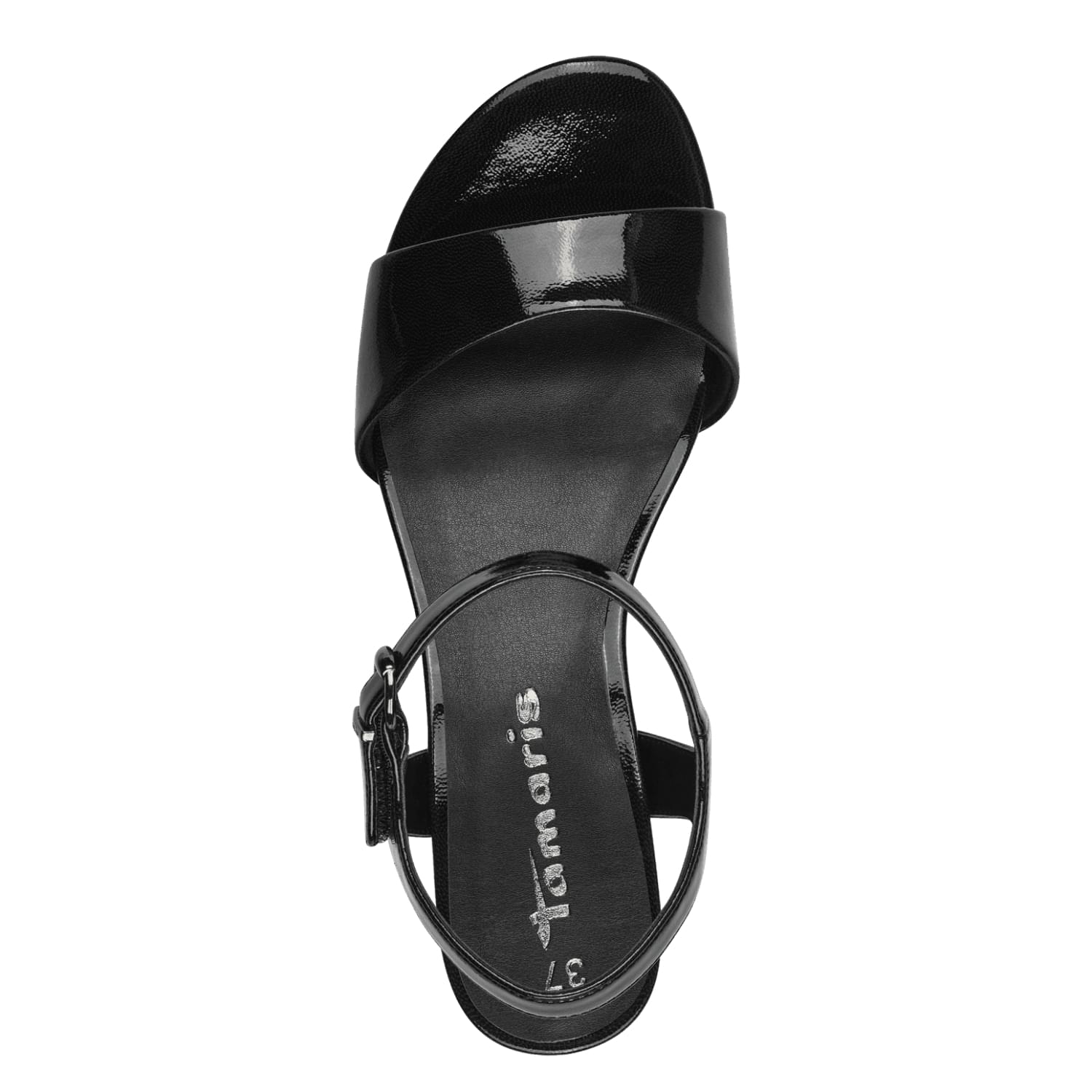 Tamaris Koli Sandalen 1-28249-42 in Black Patent