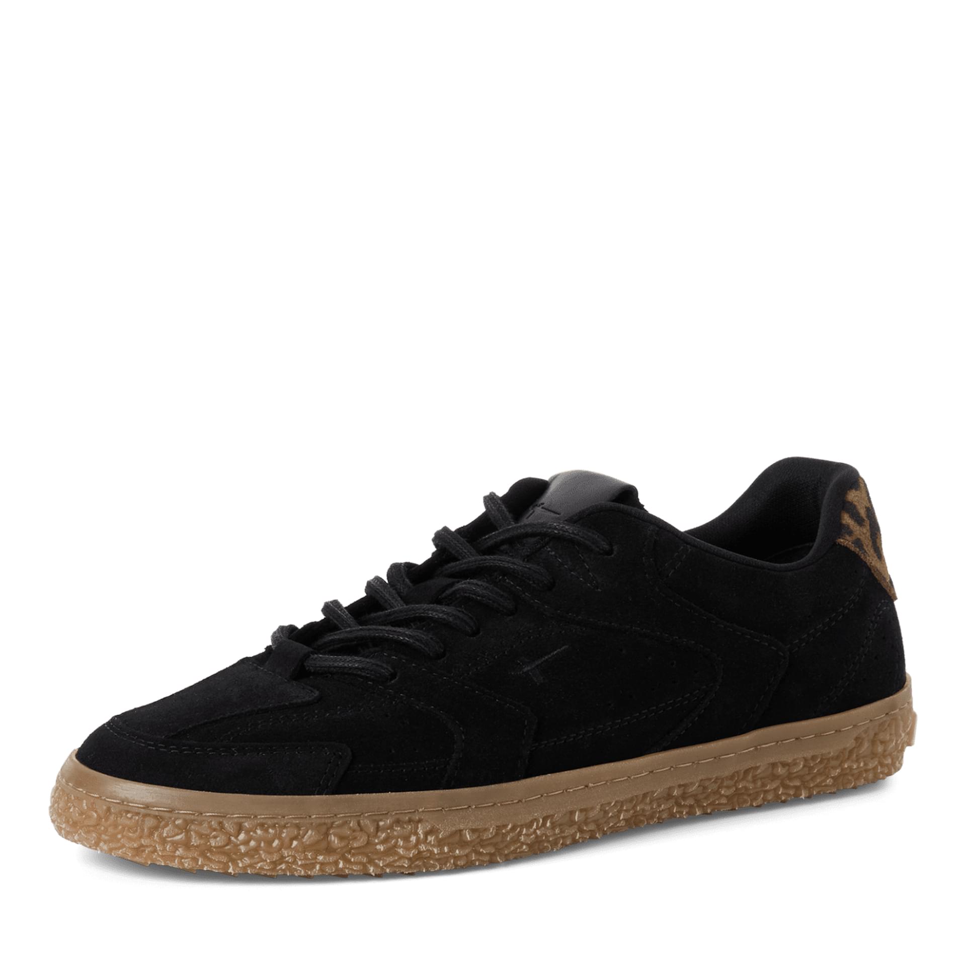 Tamaris Krista Sneakers in Black Comb, driekwartaanzicht (SKU 1-23600-47--098)