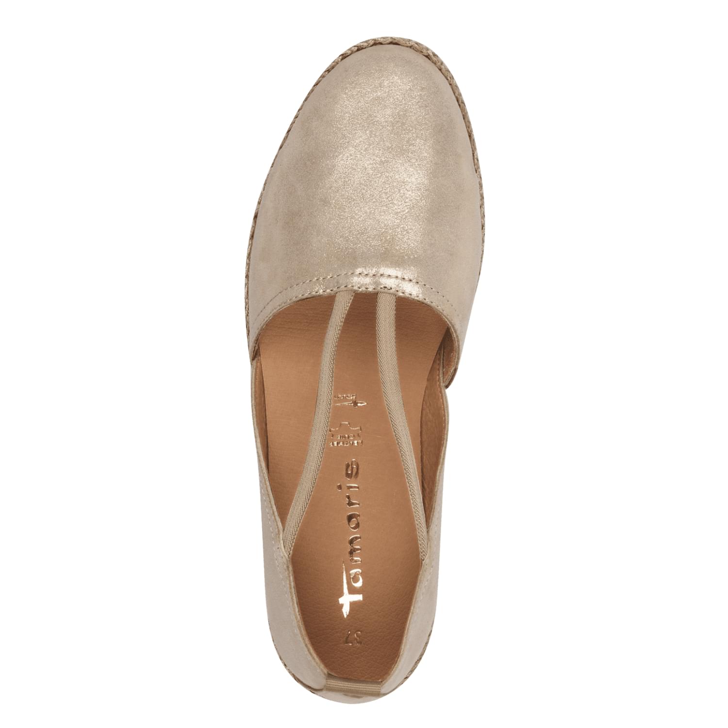 Tamaris Kyriaki Espadrilles 1-24620-44 in Champagne