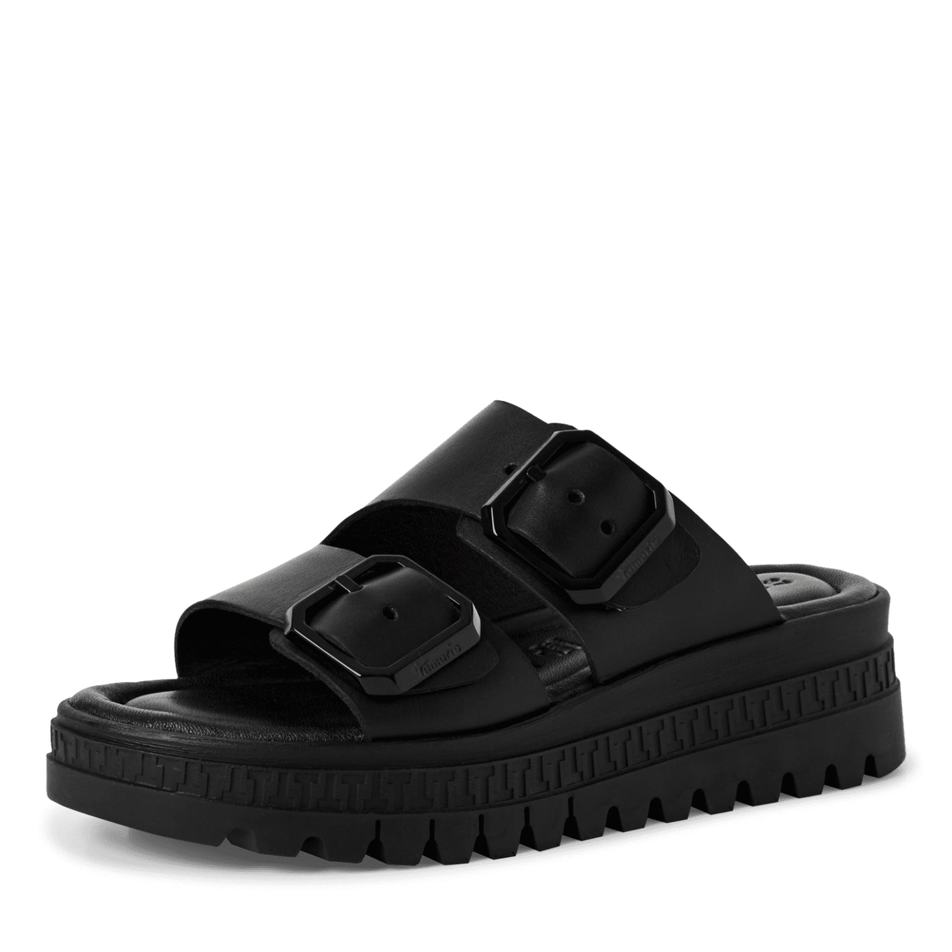Tamaris Lalita Instappers 1-27202-44 in Black Leather
