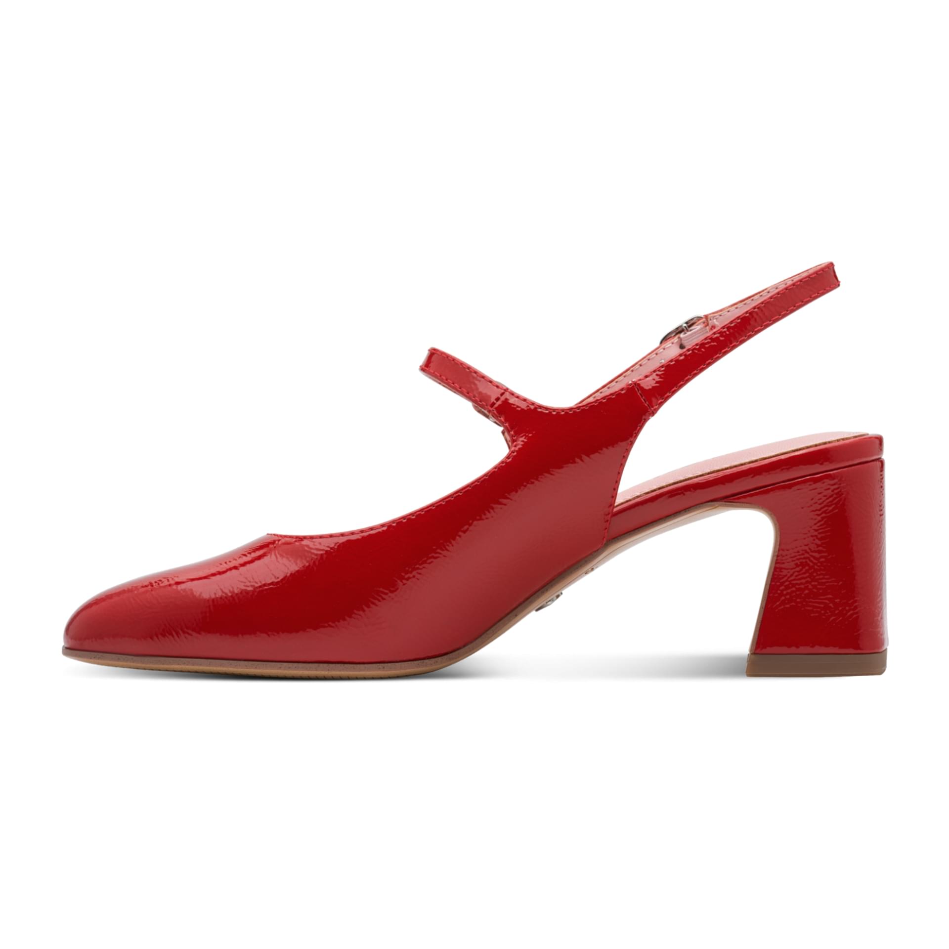 Tamaris Laura Hakken in Red Patent, binnenzijde (SKU 1-29601-46--524)