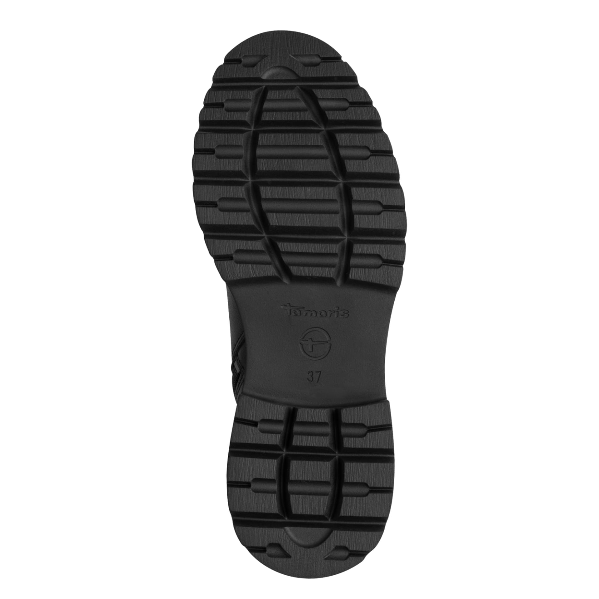 Tamaris Laurianna Enkellaarsjes 1-25253-45 in Black Leather