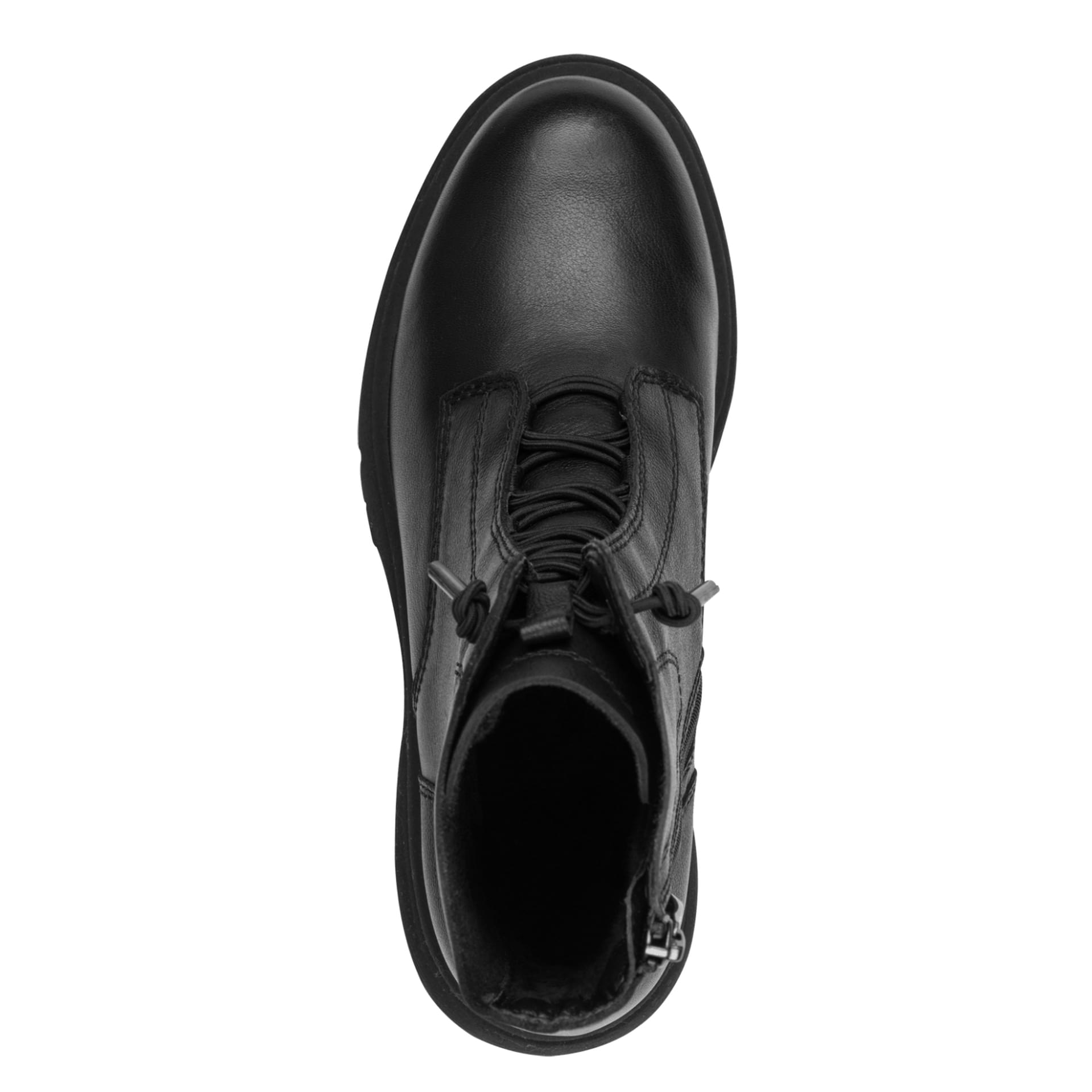 Tamaris Laurianna Enkellaarsjes 1-25253-45 in Black Leather
