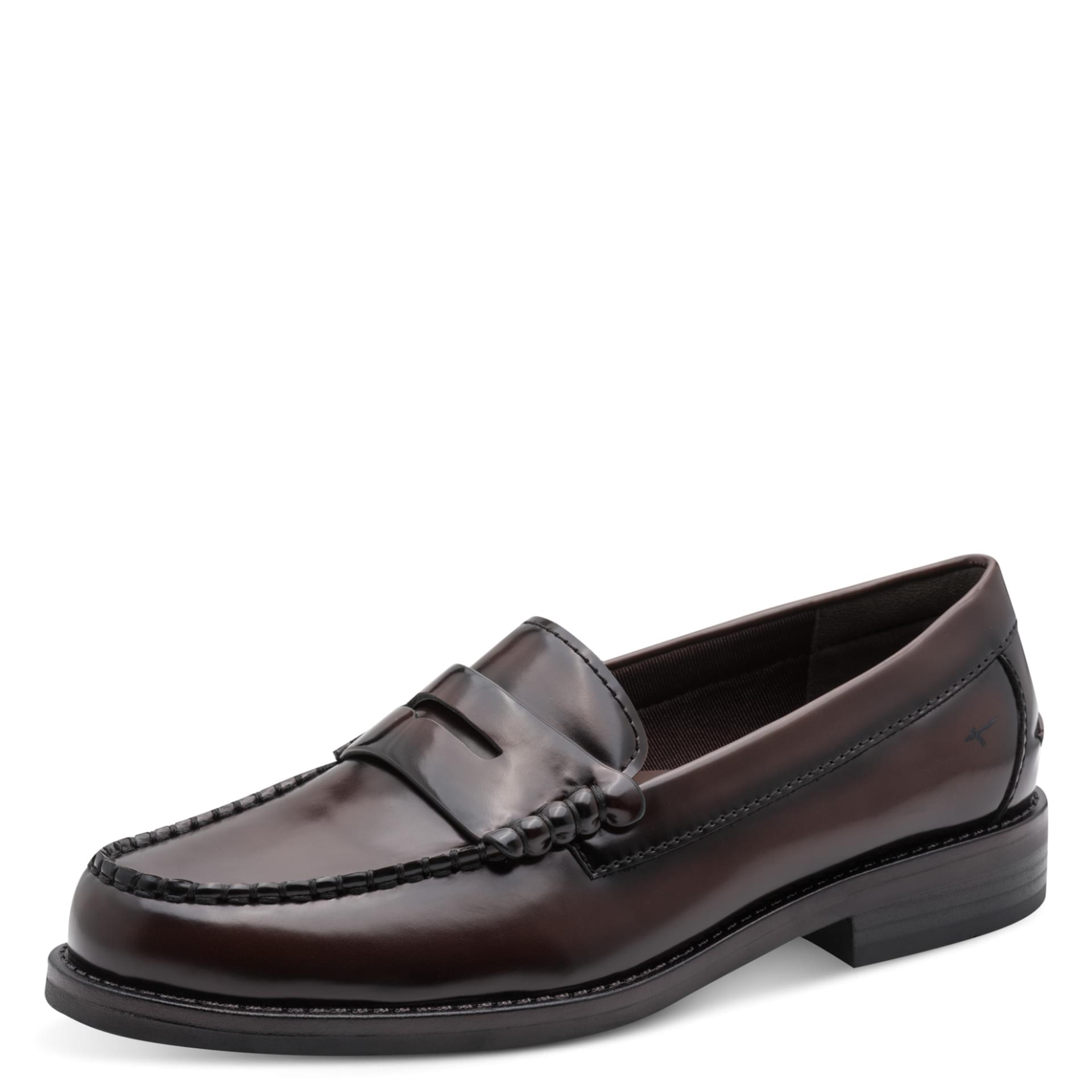 Tamaris Lelani Loafers in Mocca, three-quarter view (SKU 1-24252-47--304)