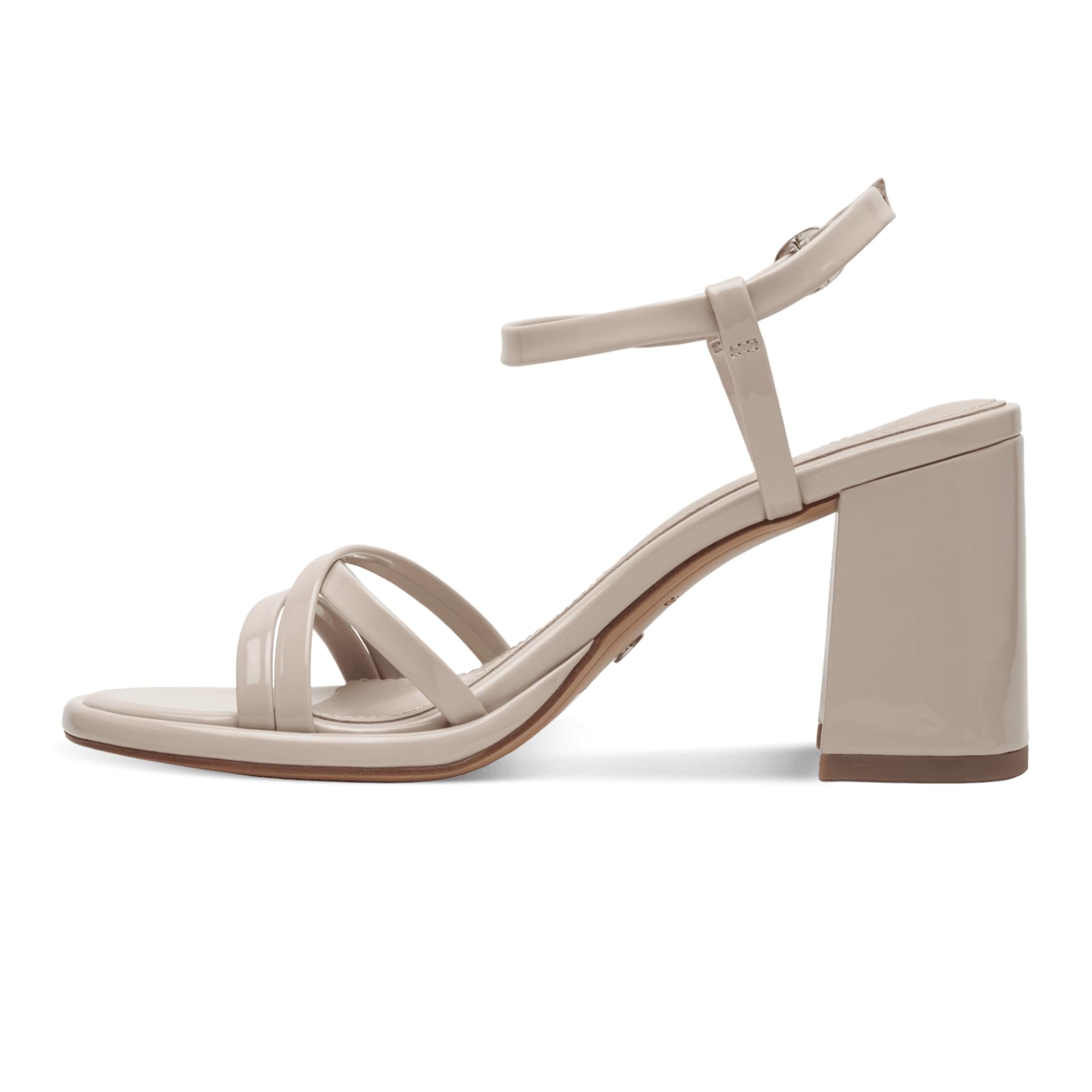 Tamaris Lemonia Sandalen 1-28328-46 in Beige Patent