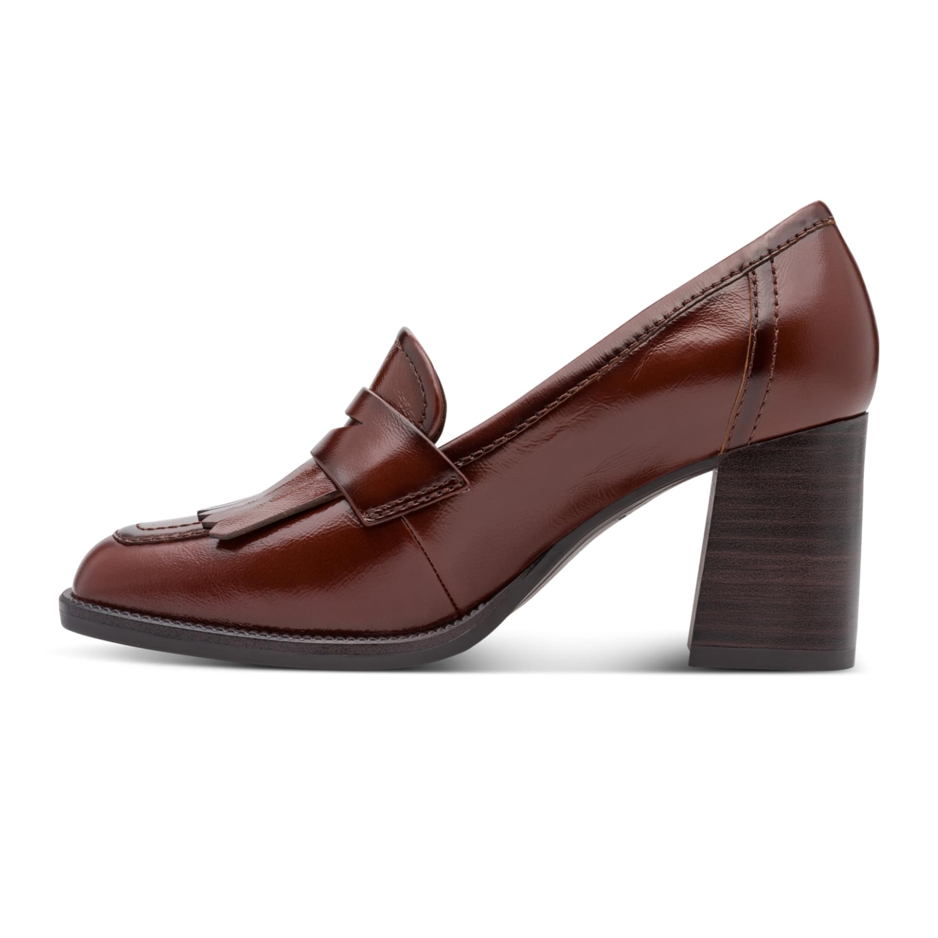 Tamaris Linny Trotteurs leather in Cognac, inner side (SKU 1-24454-47--305)
