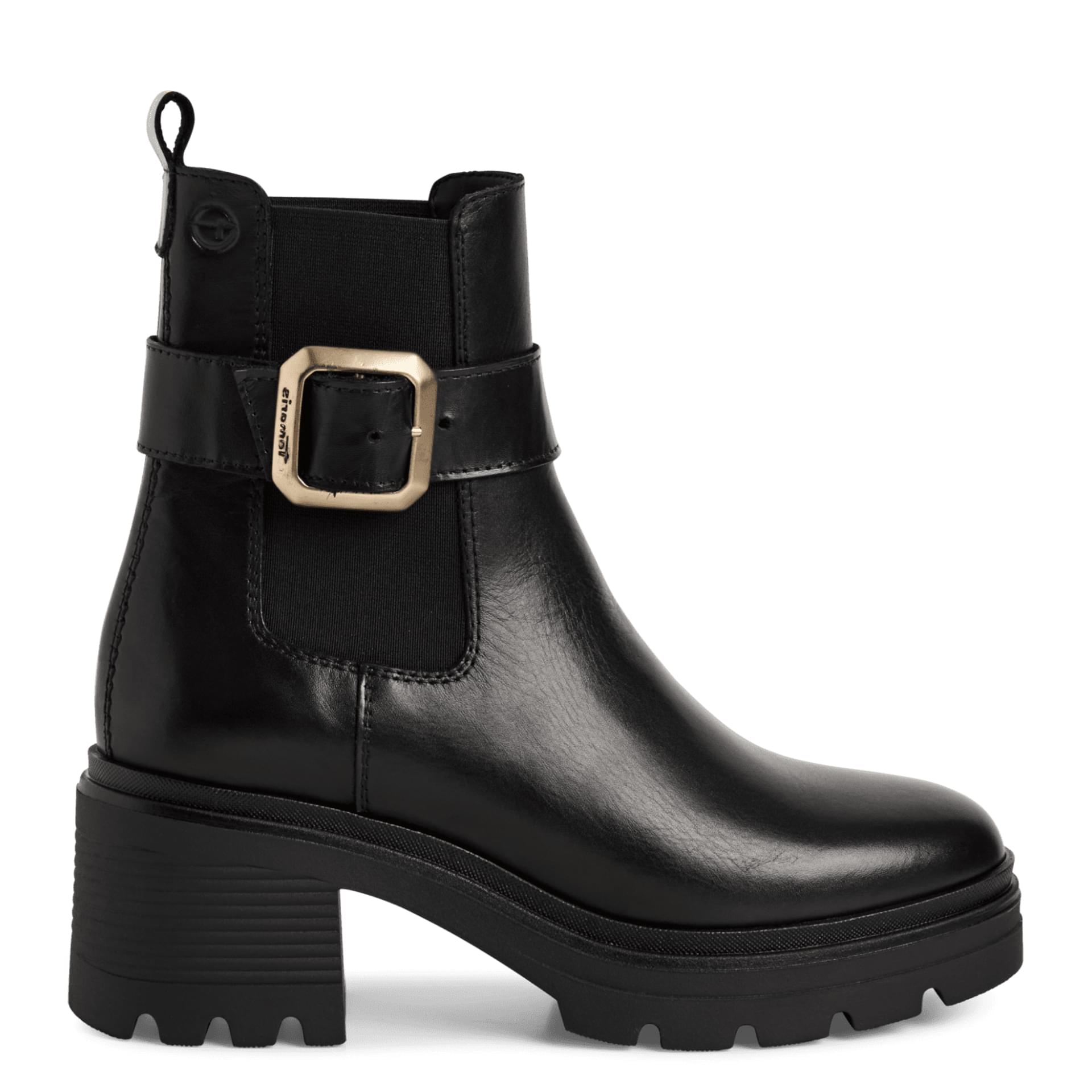 Tamaris Lipsia Chelsea Boots 1-25433-45 in Black