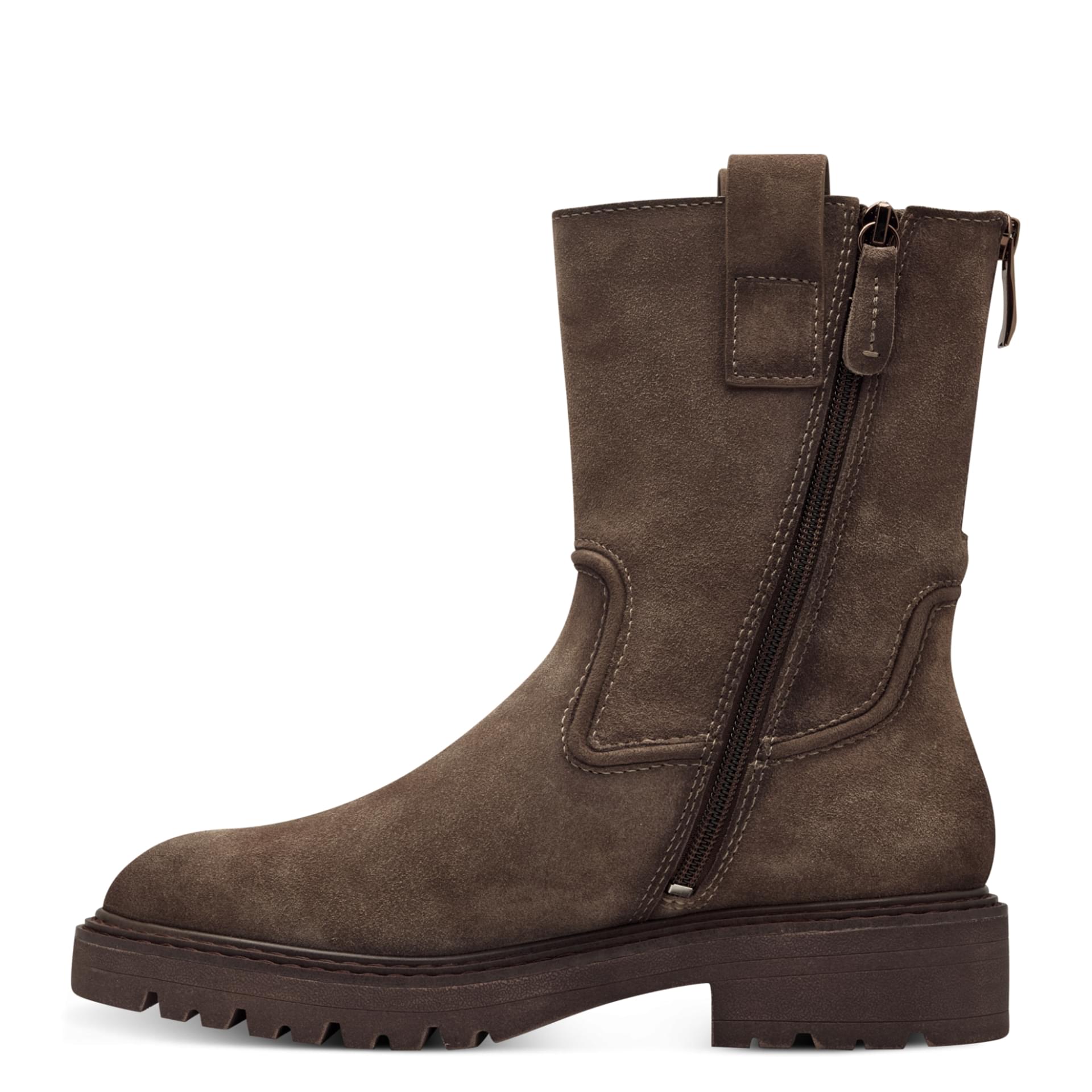 Tamaris Lisette Enkellaarsjes 1-25470-43 in Taupe