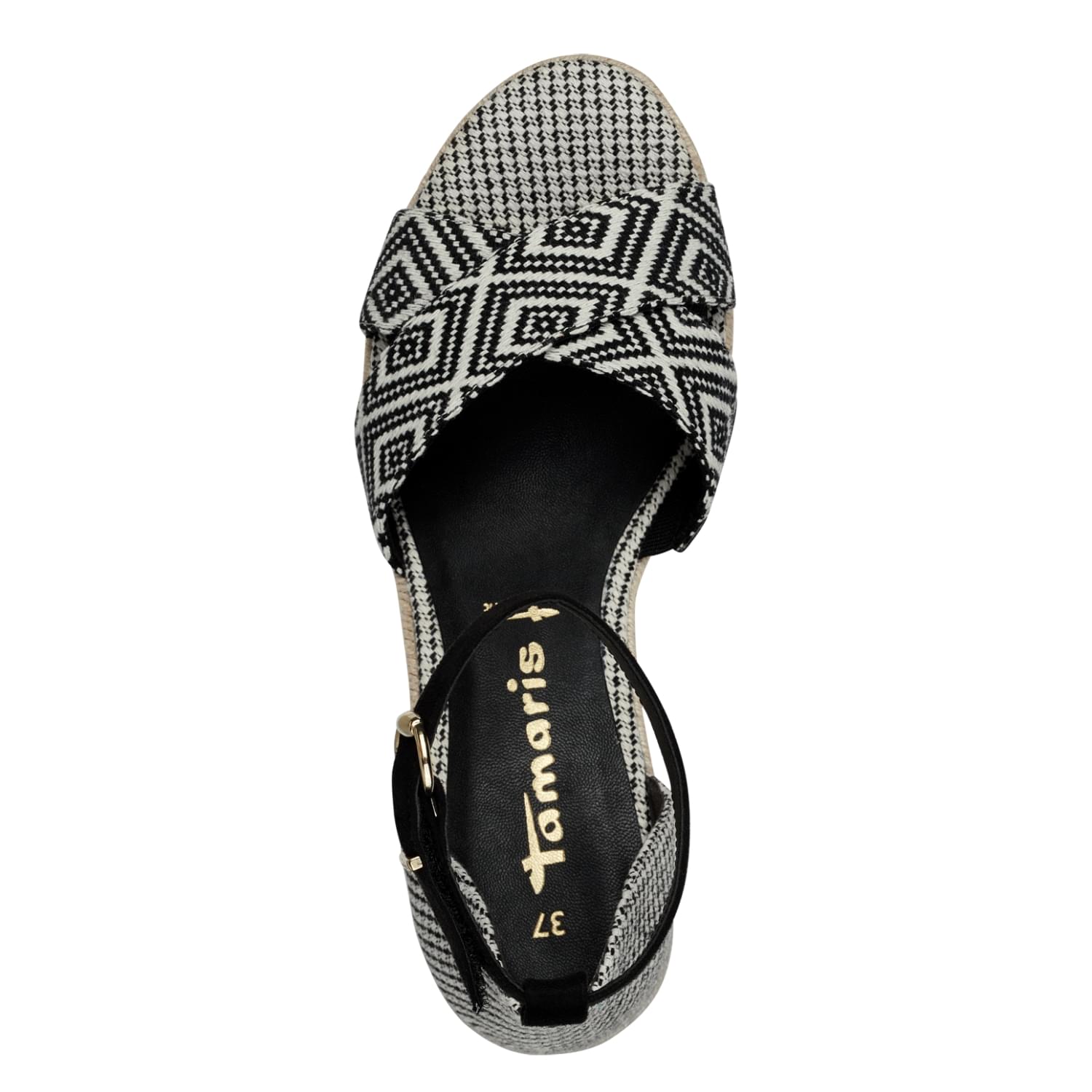 Tamaris Livian Sandalen 1-1-28343-20 in Black Comb