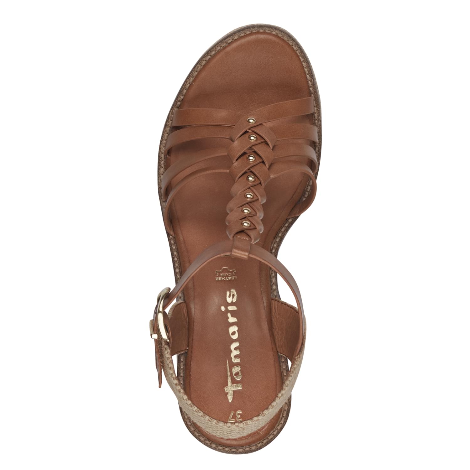 Tamaris Livian Sandalen 1-28042-42 in Cognac