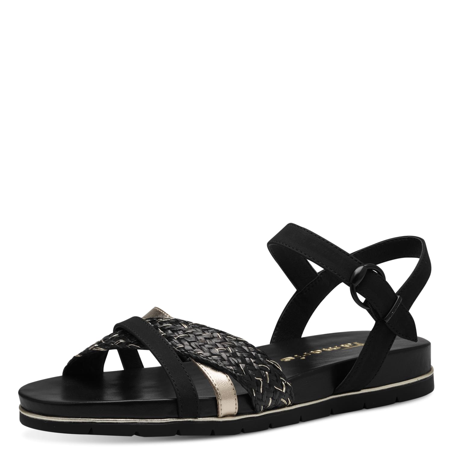 Tamaris Locust Sandals 1-28145-42 in Black Comb