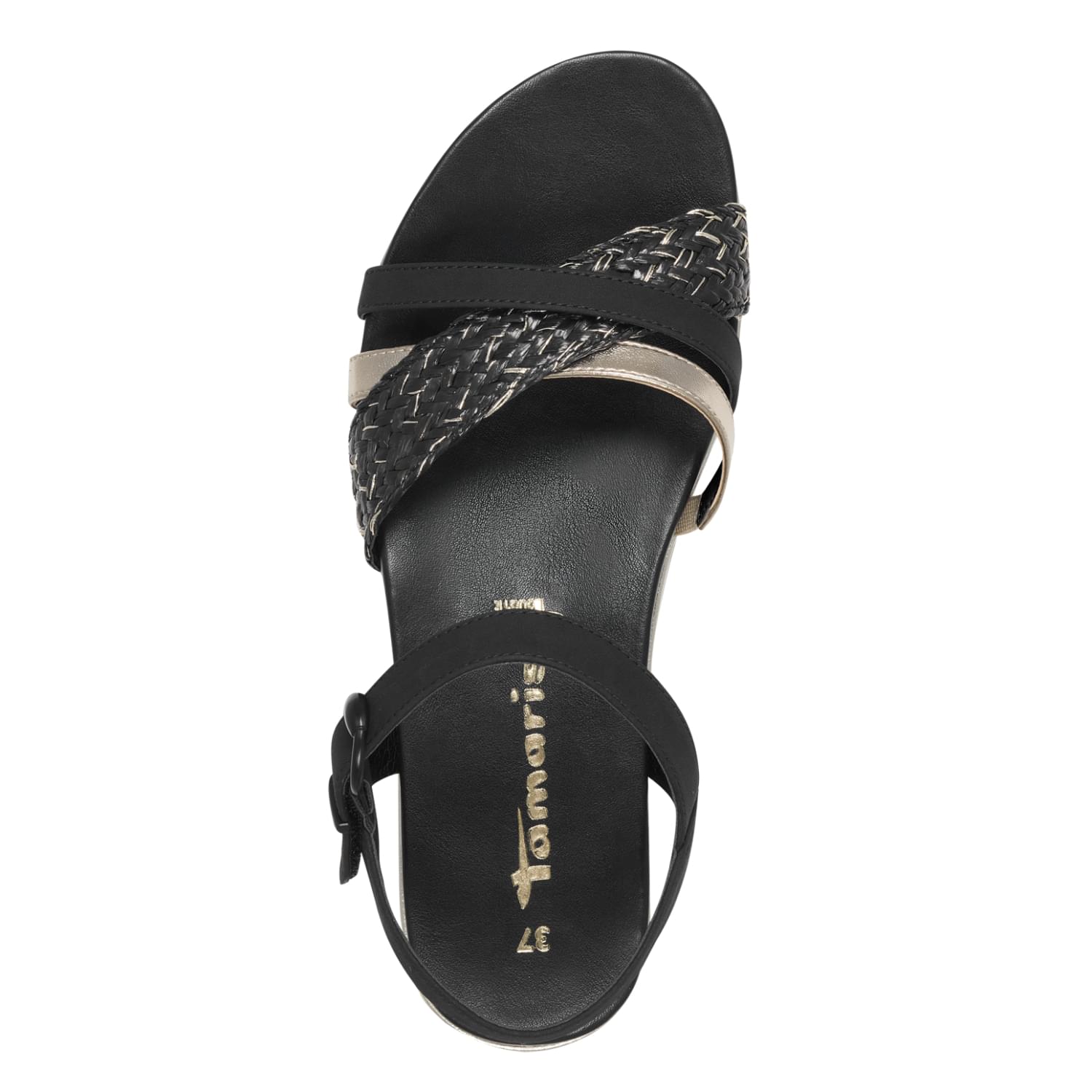 Tamaris Locust Sandalen 1-28145-42 in Black Comb