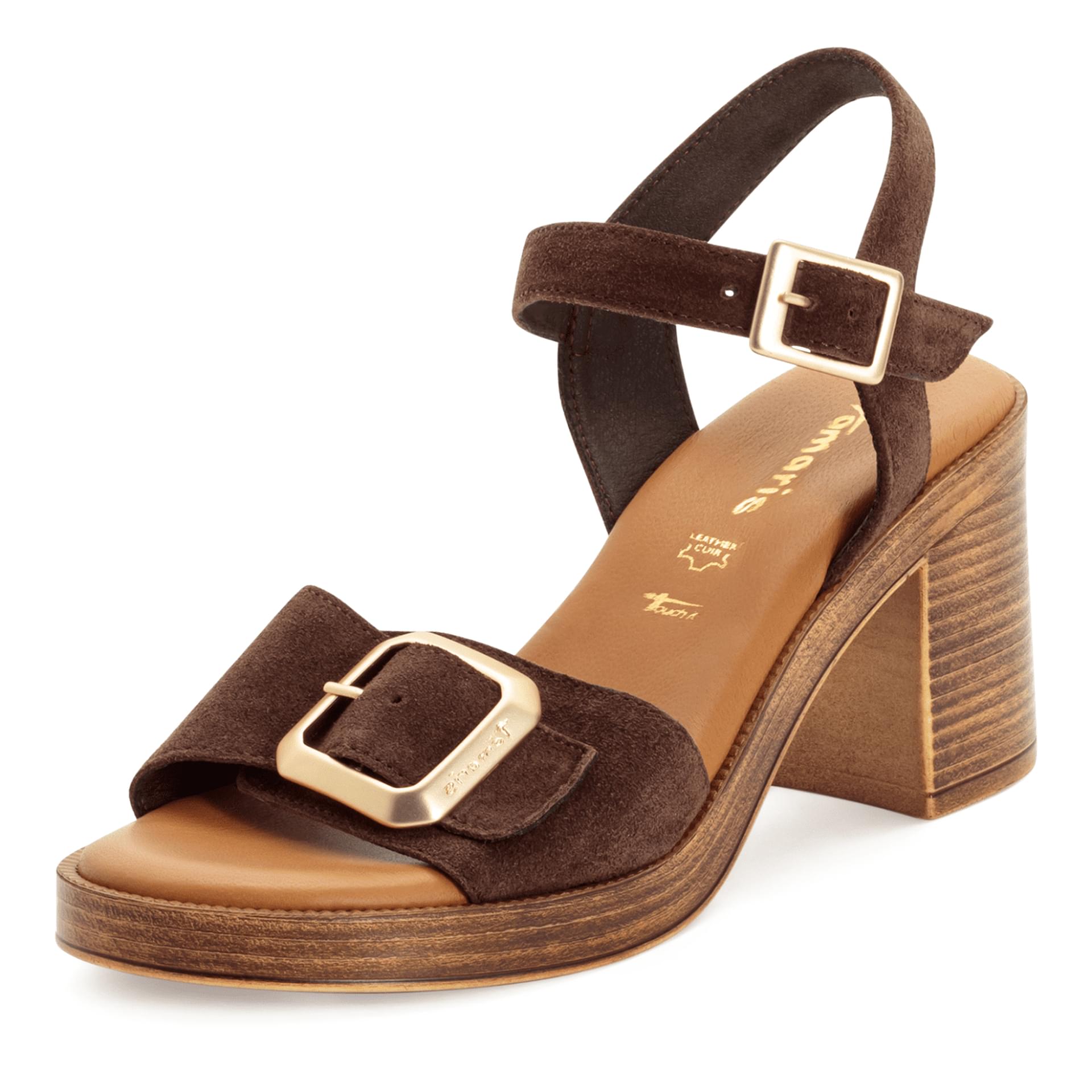 Tamaris Lorianne Sandalen 1-28303-46 in Mocca