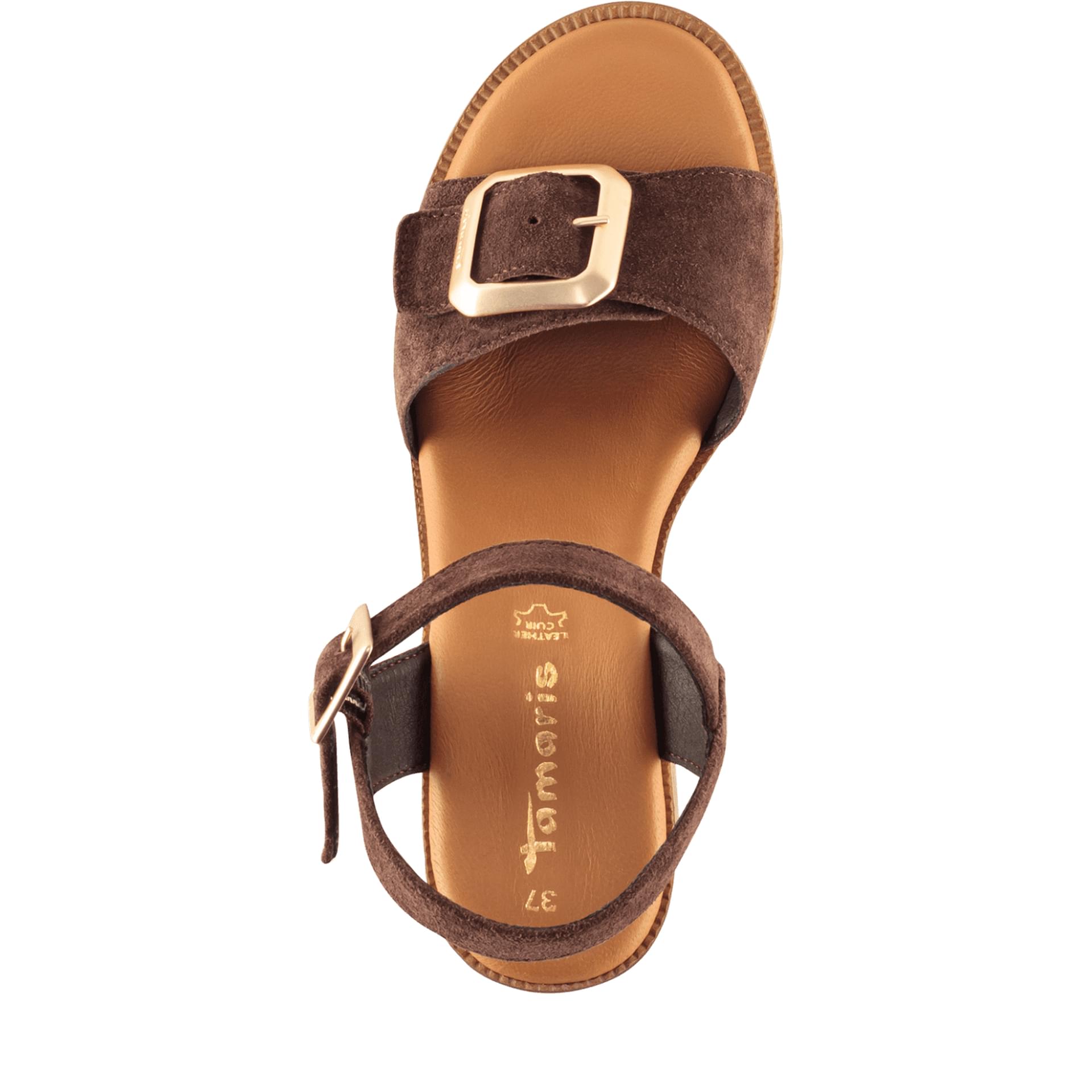 Tamaris Lorianne Sandalen 1-28303-46 in Mocca