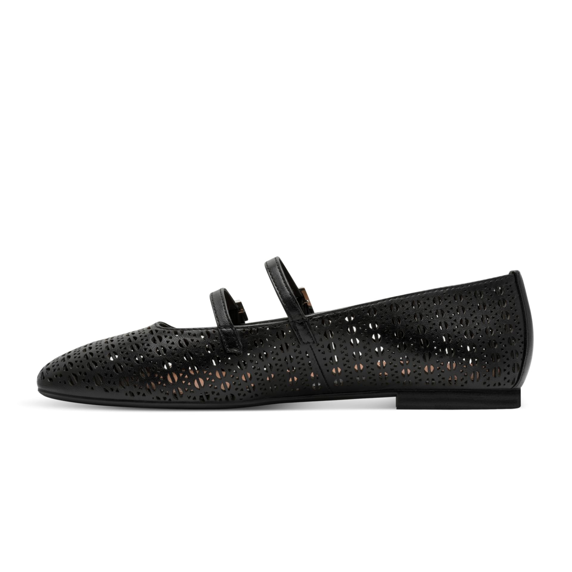 Tamaris Lorita Ballerinas 1-22132-46 in Black Struct.