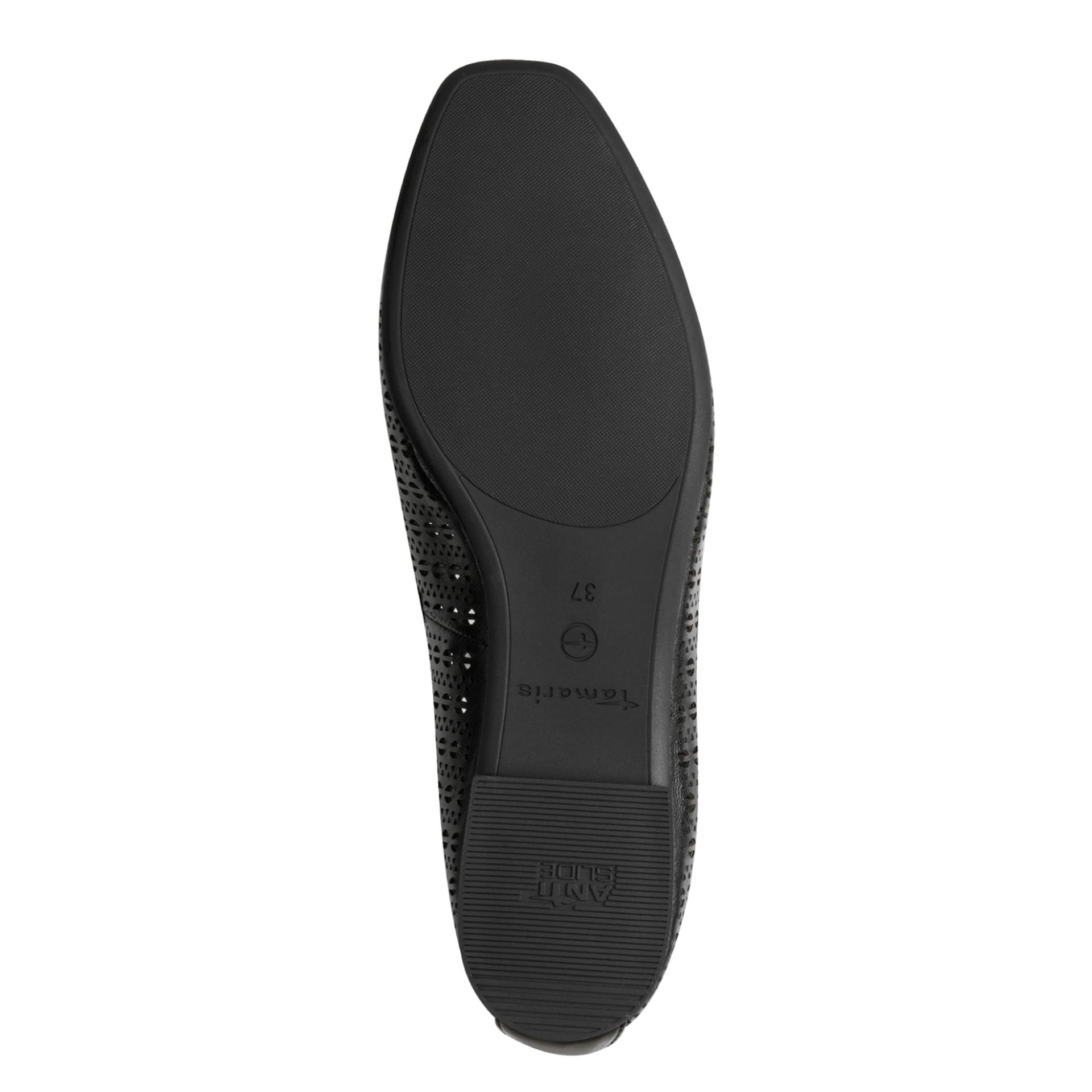 Tamaris Lorita Ballerinas 1-22132-46 in Black Struct.