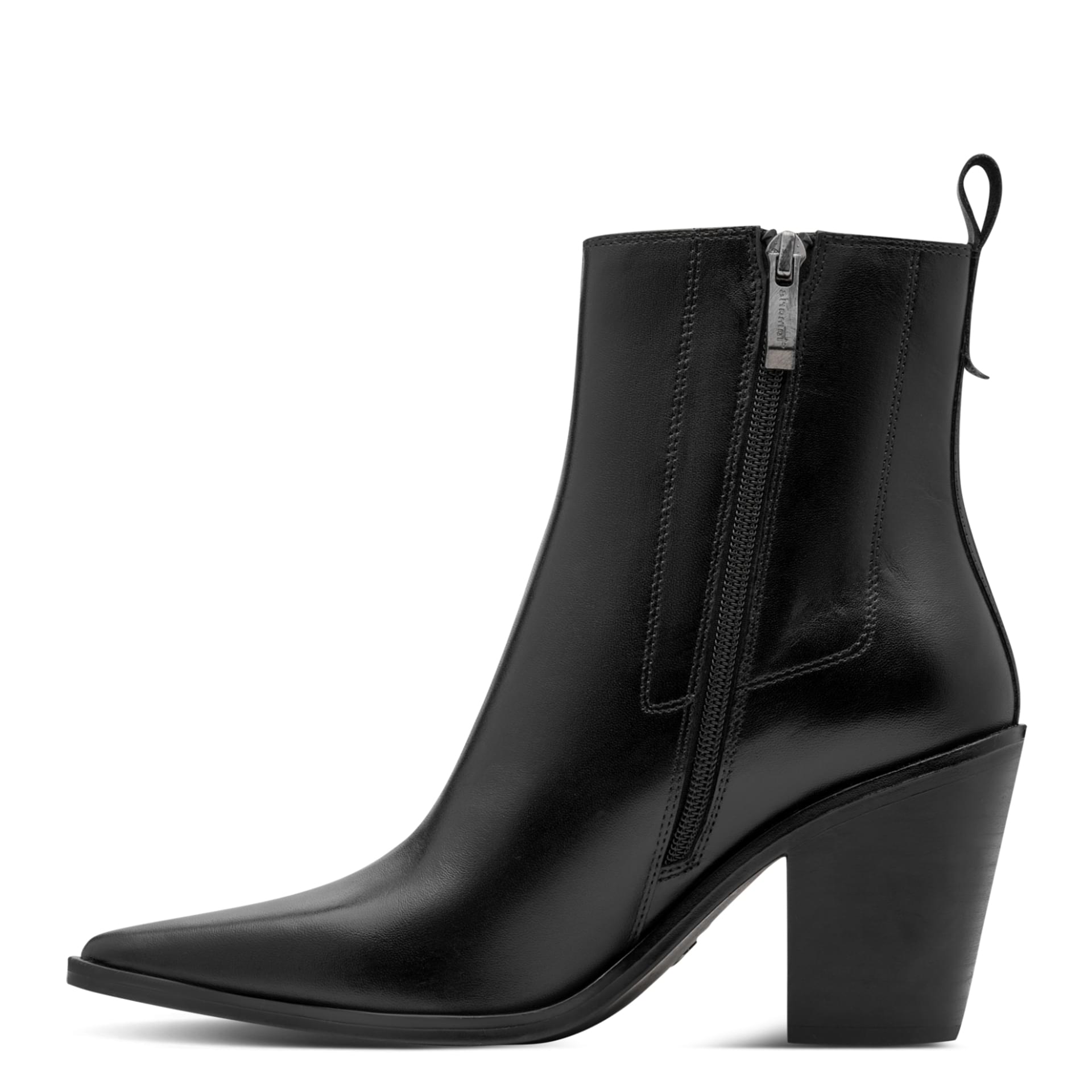 Tamaris Loulia Bottines cuir in Black, côté intérieur (SKU 1-25359-47--001)
