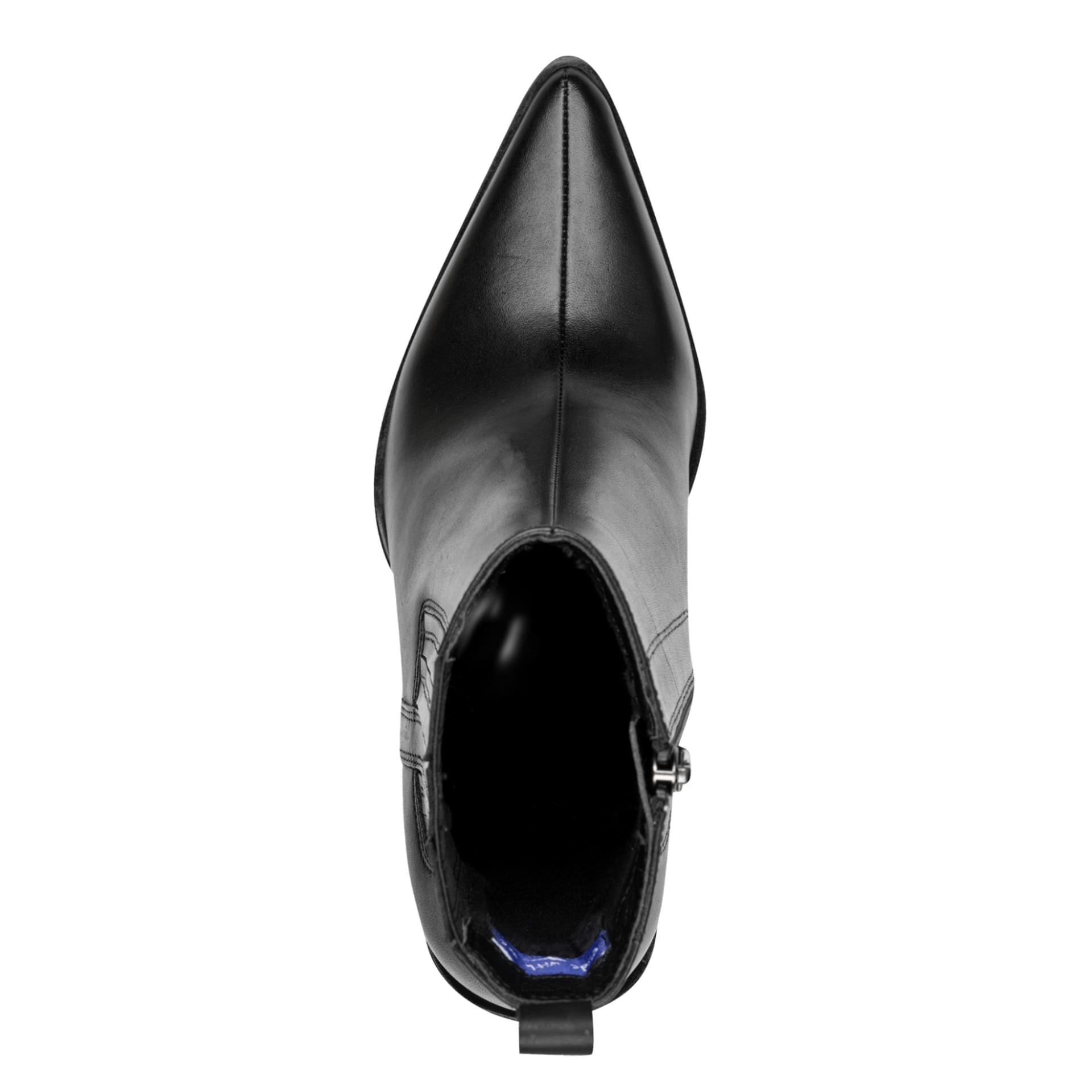 Tamaris Loulia Bottines cuir in Black, vue de dessus (SKU 1-25359-47--001)