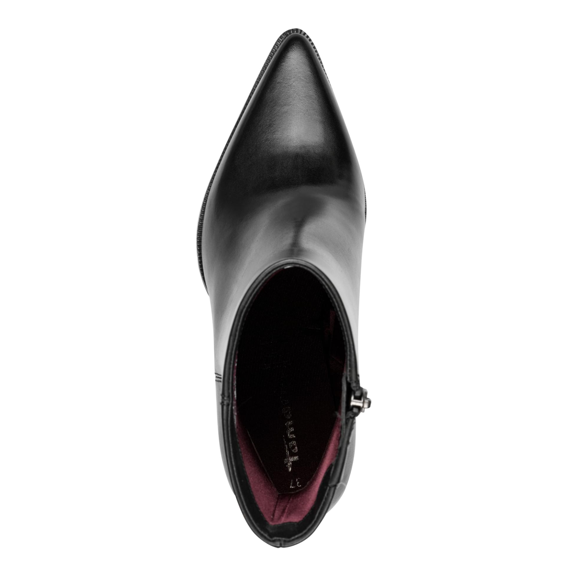 Tamaris Loulia Bottines cuir in Black, semelle (SKU 1-25394-47--001)
