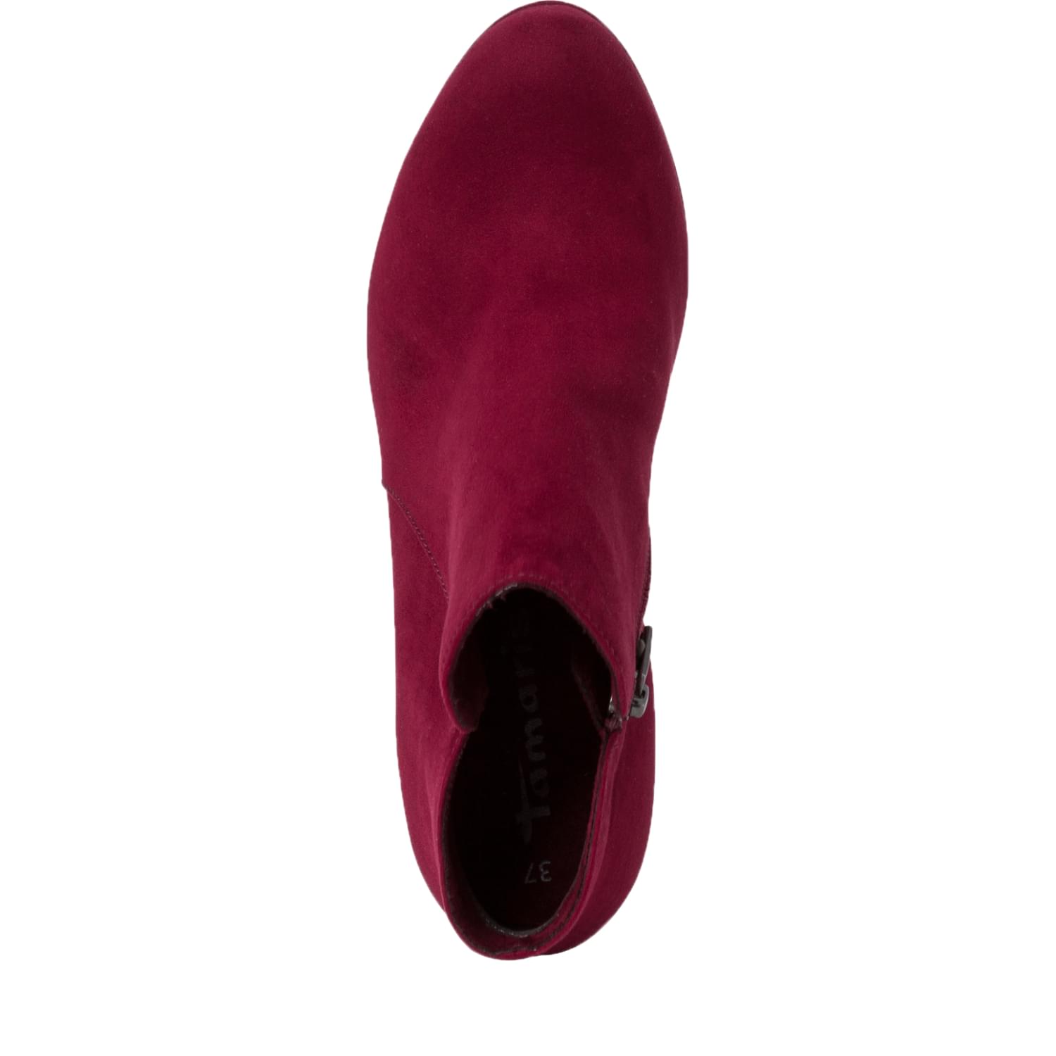 Tamaris Lycoris Bottines 1-1-25316-27 in Dark Scarlet