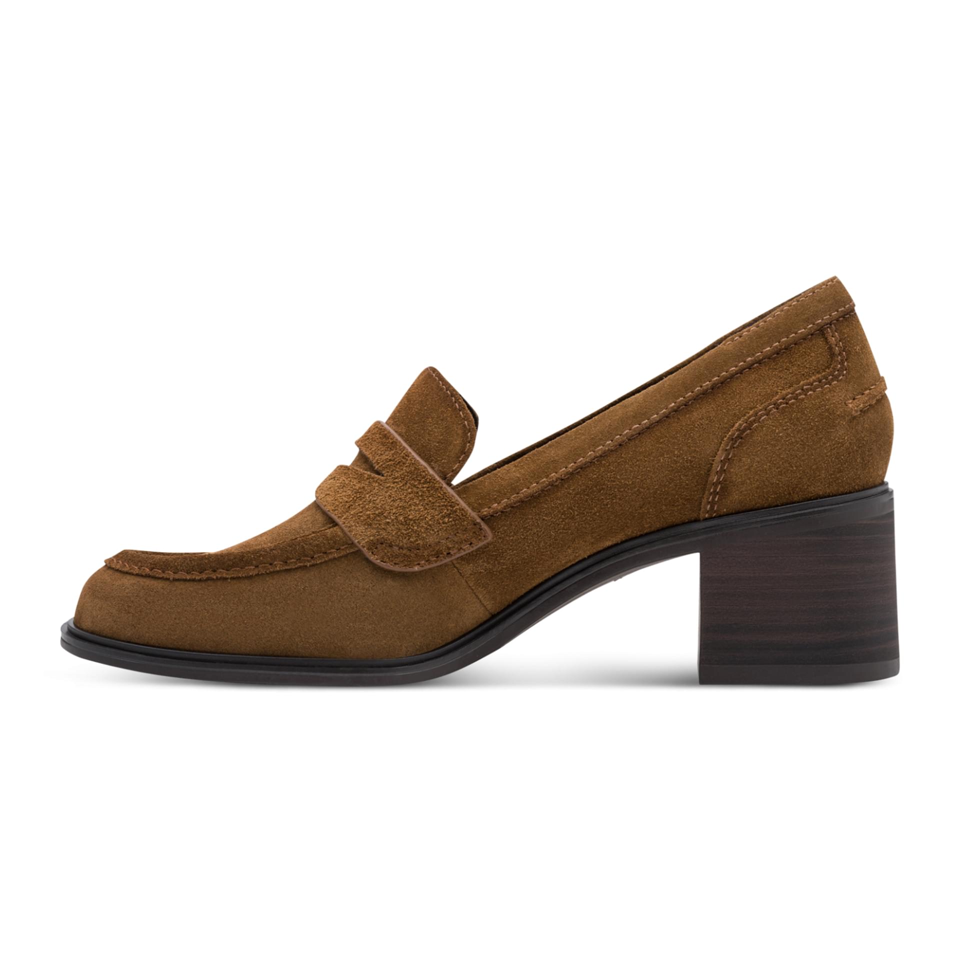 Tamaris Marbella Trotteurs 1-24455-47 in Cognac Suede