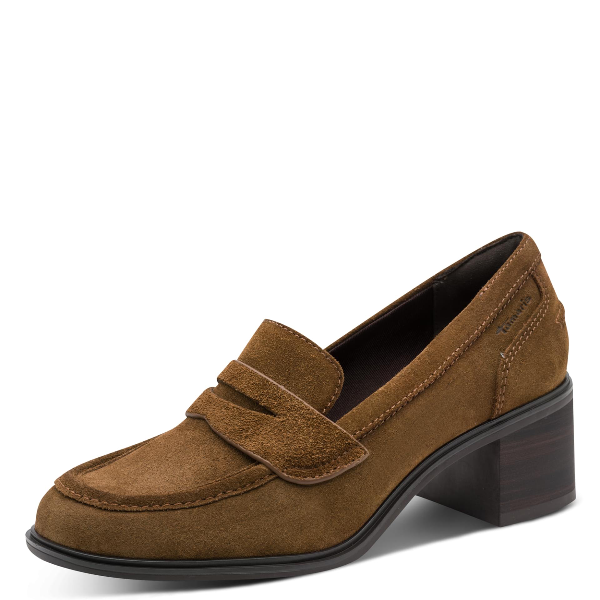 Tamaris Marbella Trotteurs 1-24455-47 in Cognac Suede