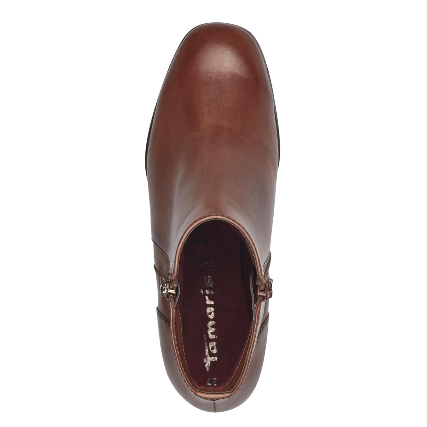 Tamaris Maricia Bottines 1-25333-41 in Cognac