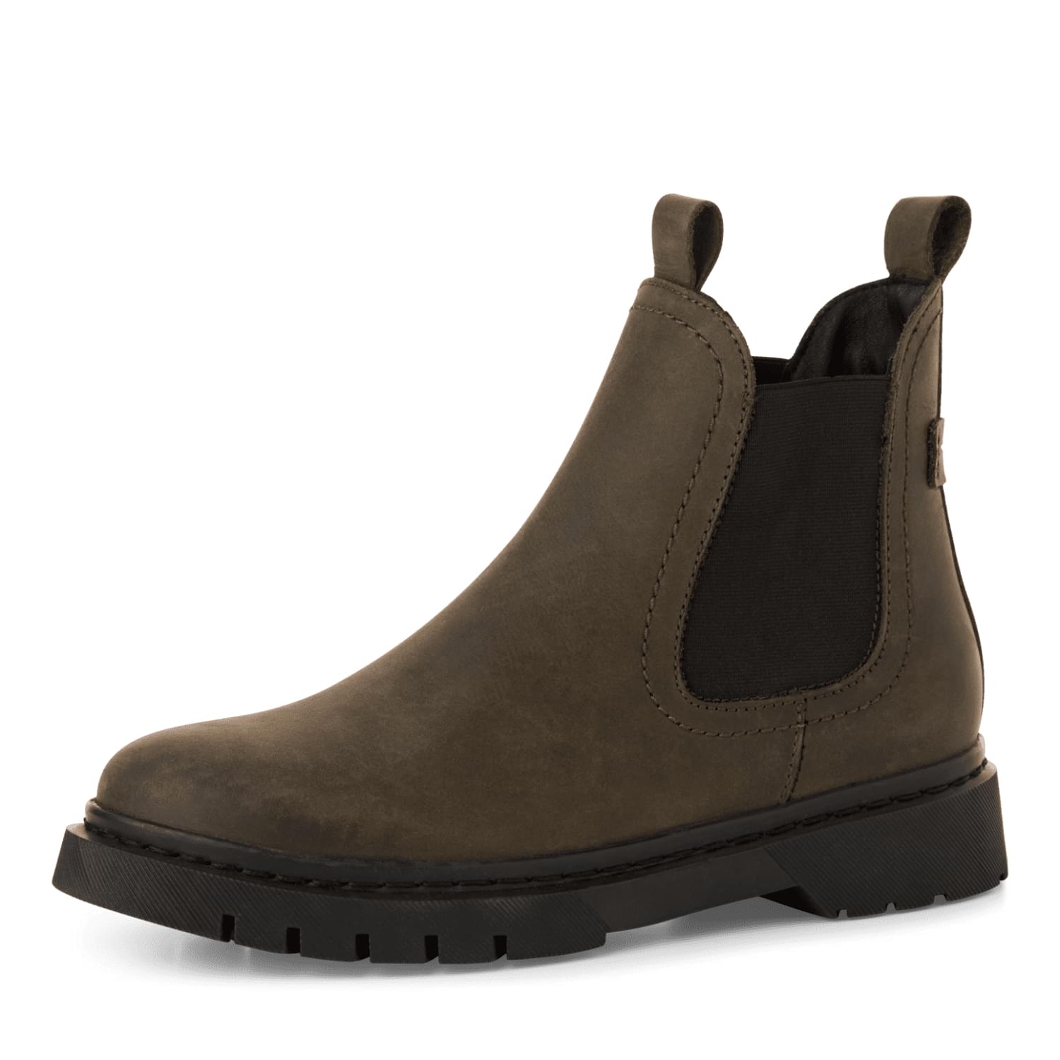 Tamaris Marisole Chelsea Boots 1-25829-43 in Olive