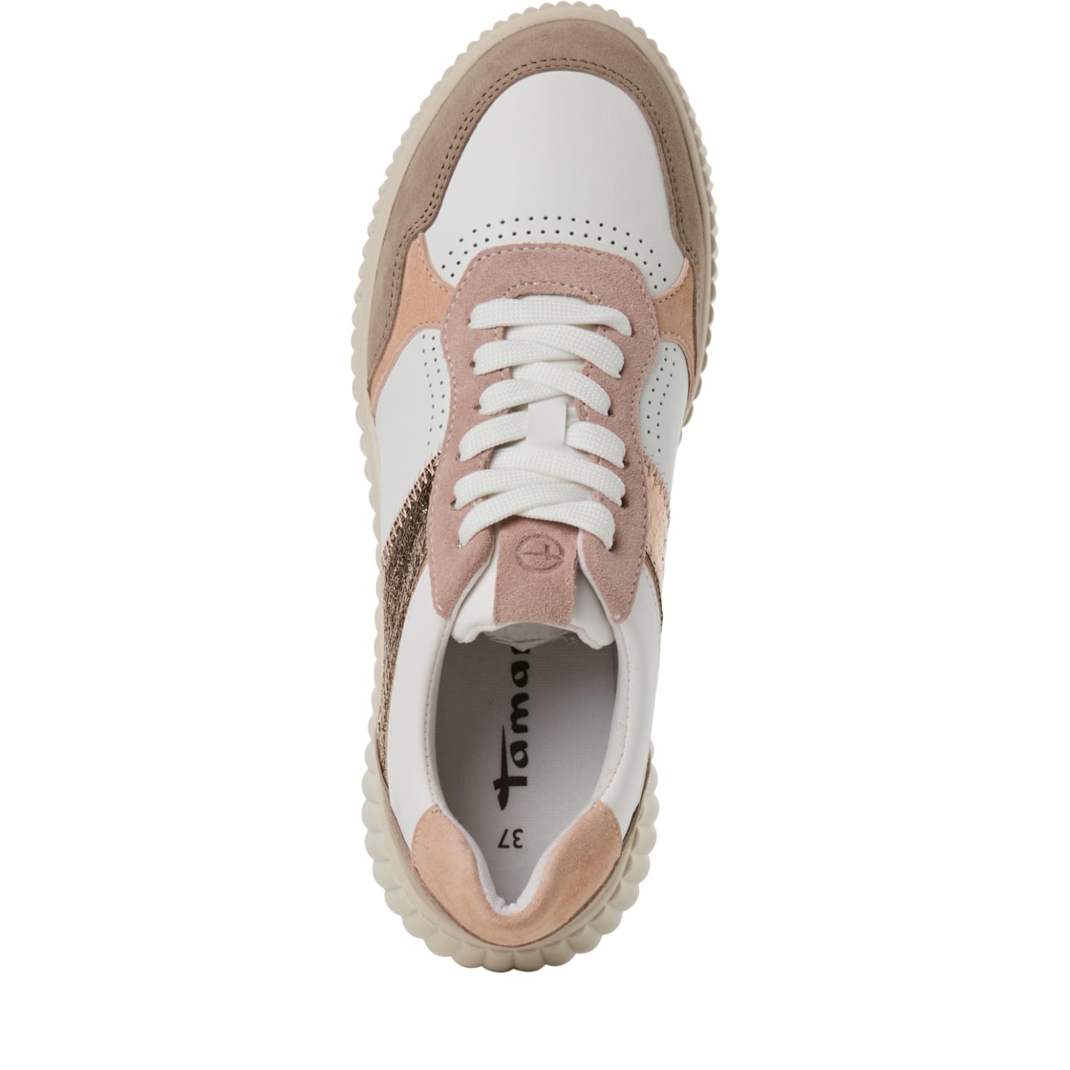 Tamaris Marjam Sneakers 1-23771-42 in Taupe Comb