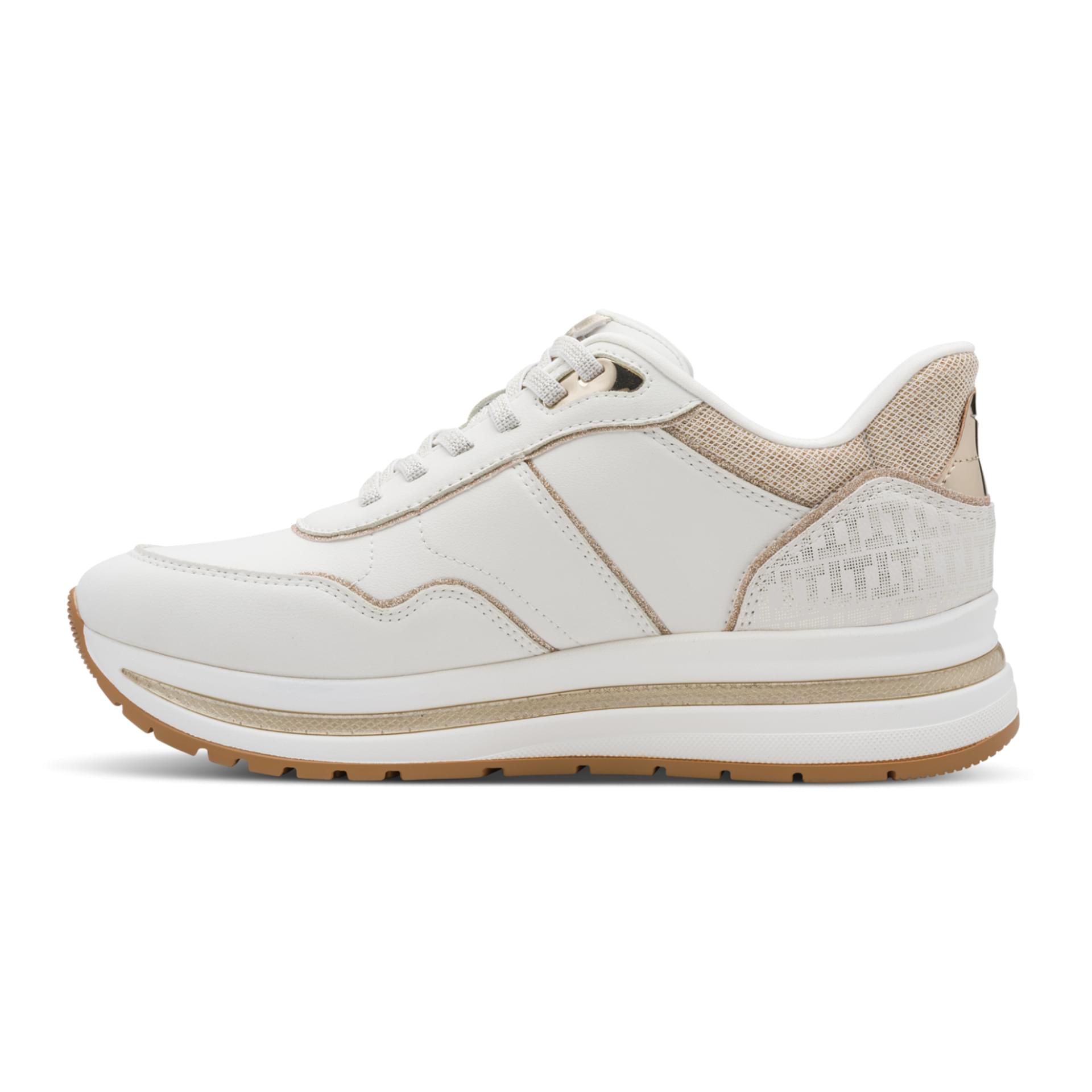 Tamaris Marla Baskets in White, côté intérieur (SKU 1-23766-46--100)