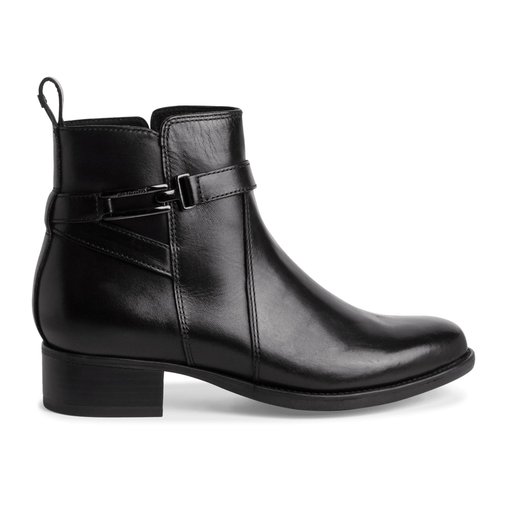 Tamaris Marly Ankle Boots 1-25031-43 in Black Leather