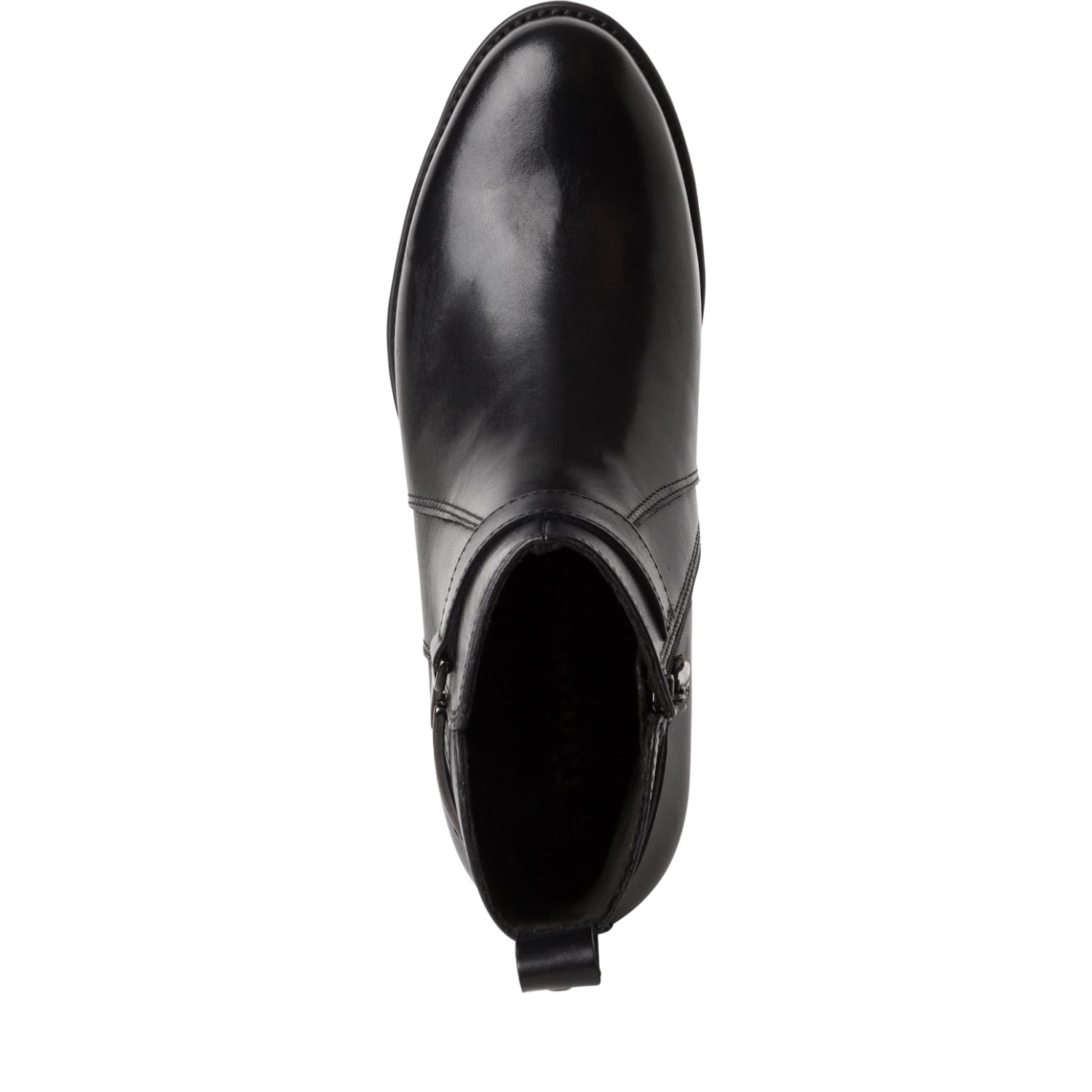 Tamaris Marly Bottines 1-25031-43 in Black Leather