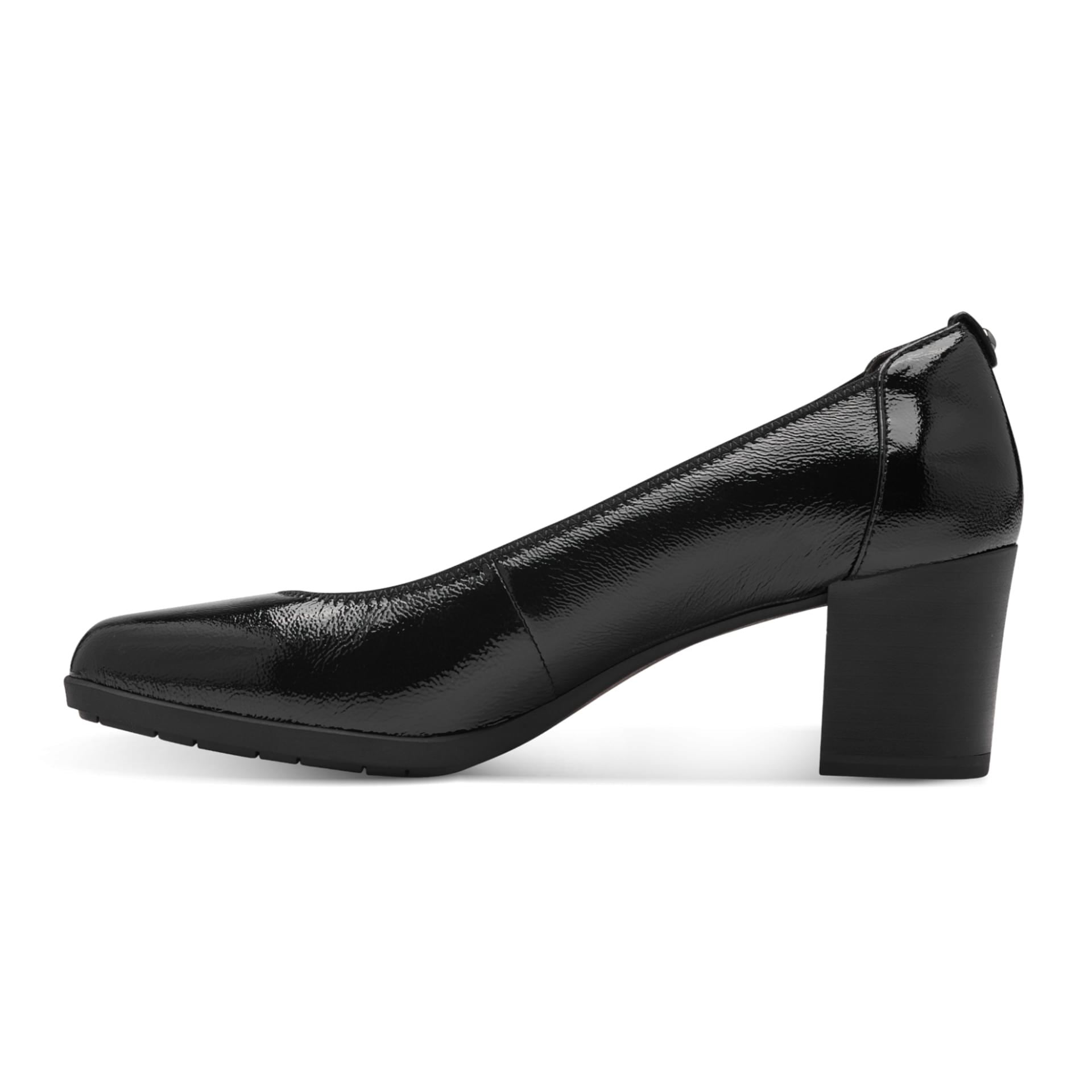 Tamaris Marva Talons 1-22416-43 in Black Patent