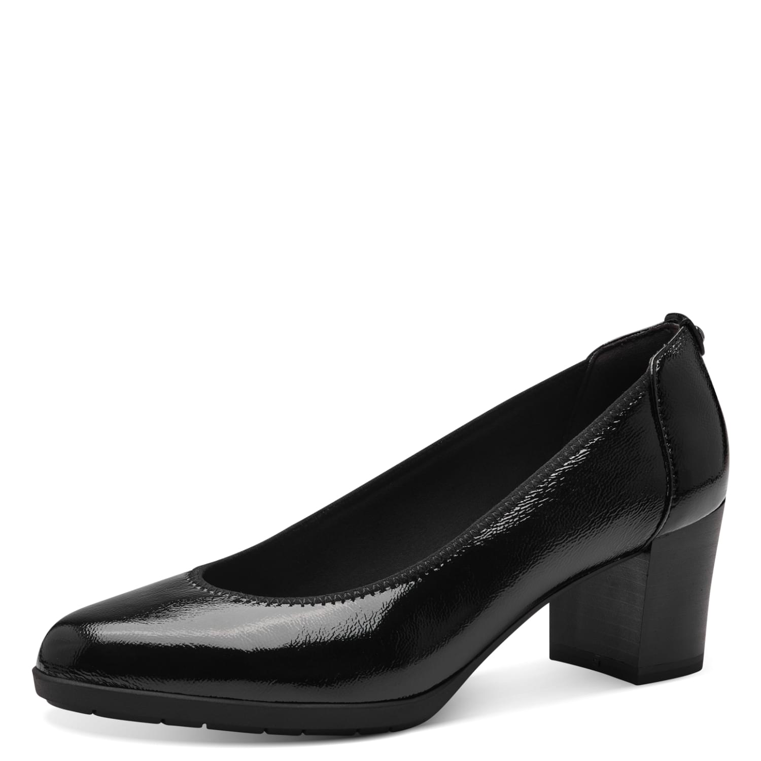 Tamaris Marva Talons 1-22416-43 in Black Patent