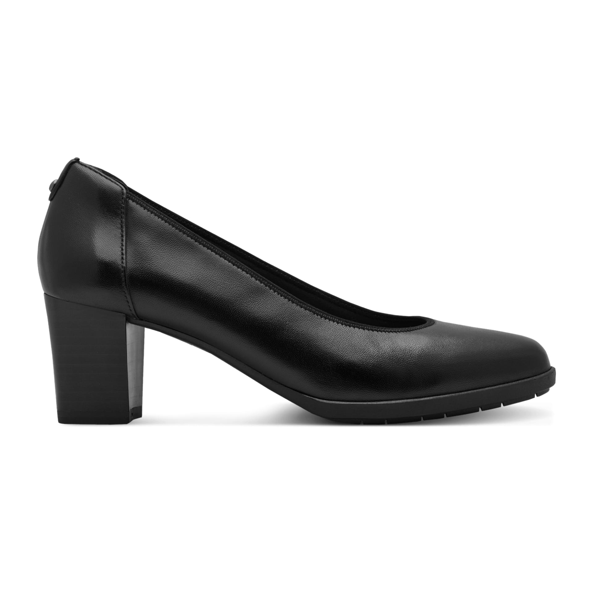 Tamaris Marva Heels 1-22451-44 in Black Leather