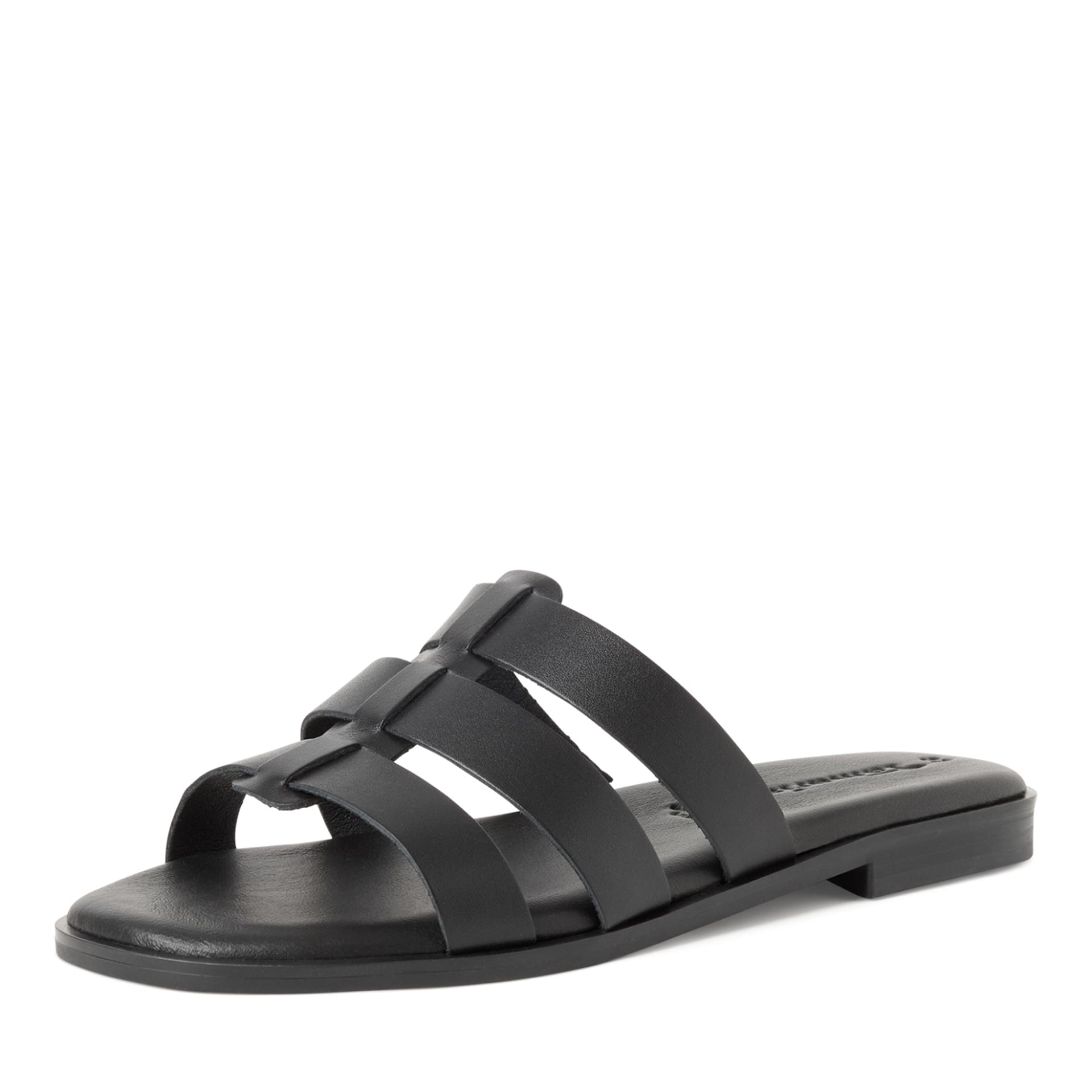 Tamaris Matine Flats 1-27104-46 in Black Leather