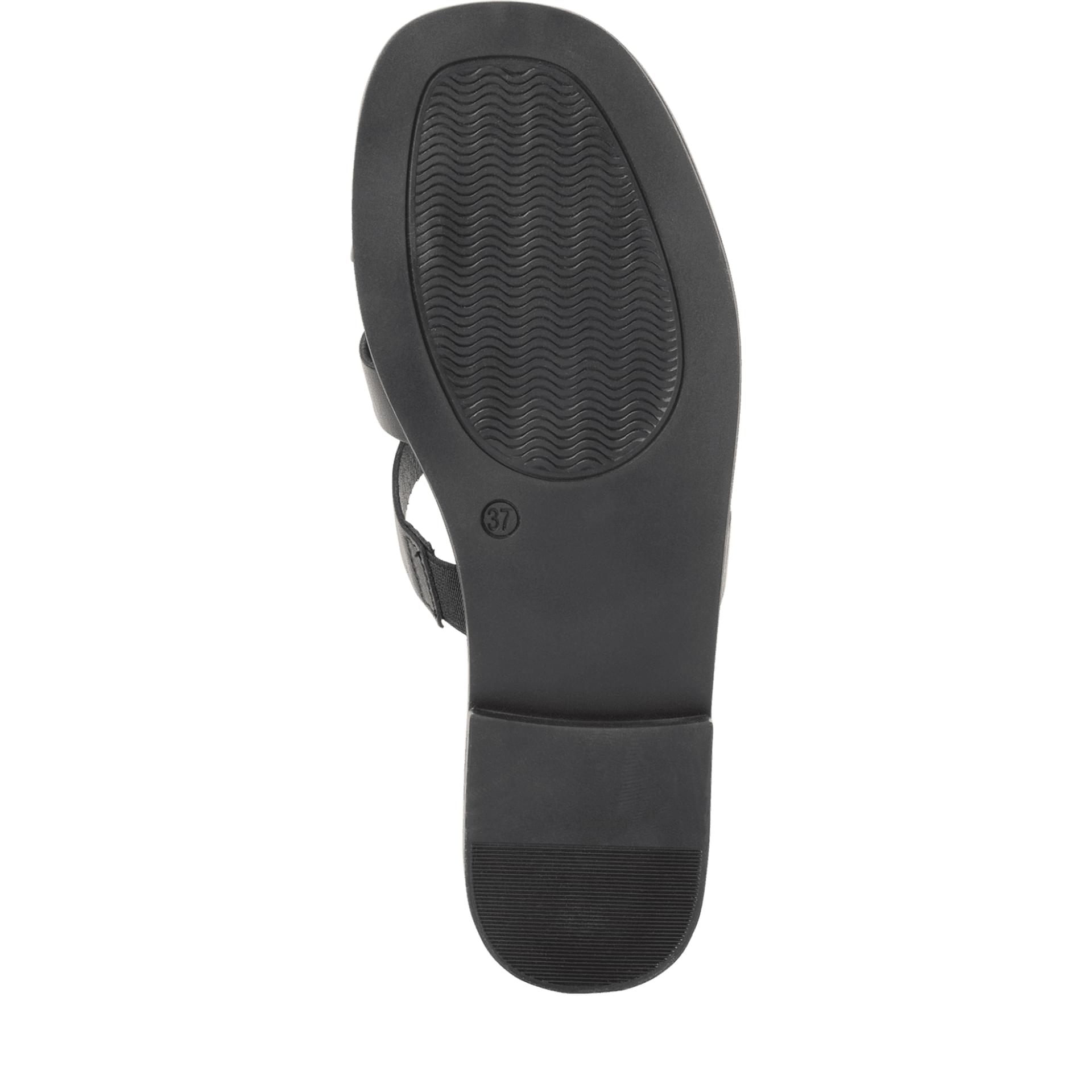 Tamaris Matine Flats 1-27104-46 in Black Leather