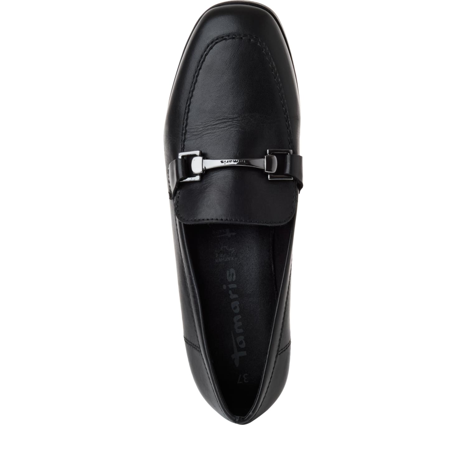 Tamaris Maybritt Slippers 1-24213-43 in Black Leather