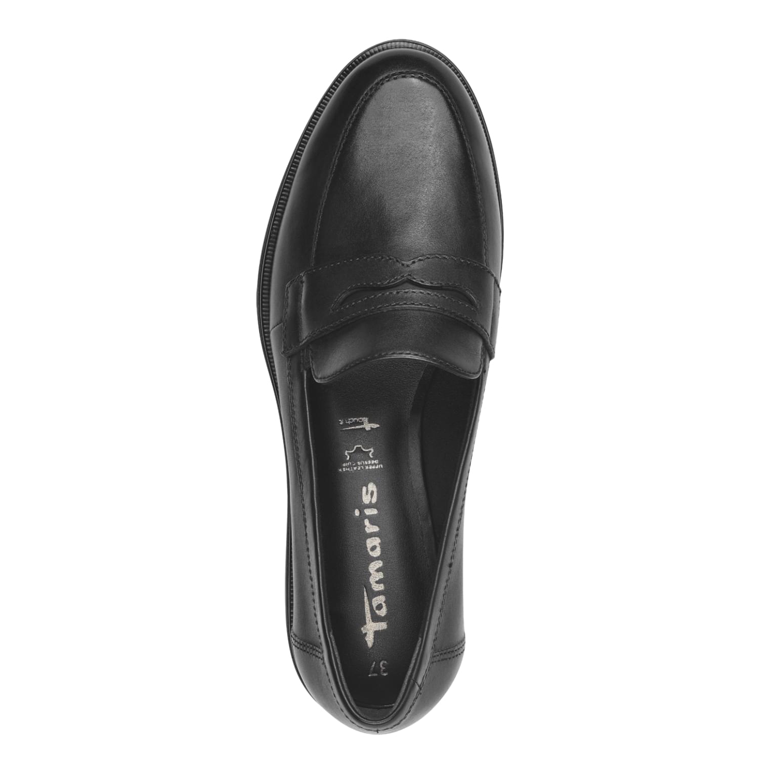 Tamaris Melika Slippers 1-24215-41 in Black Leather