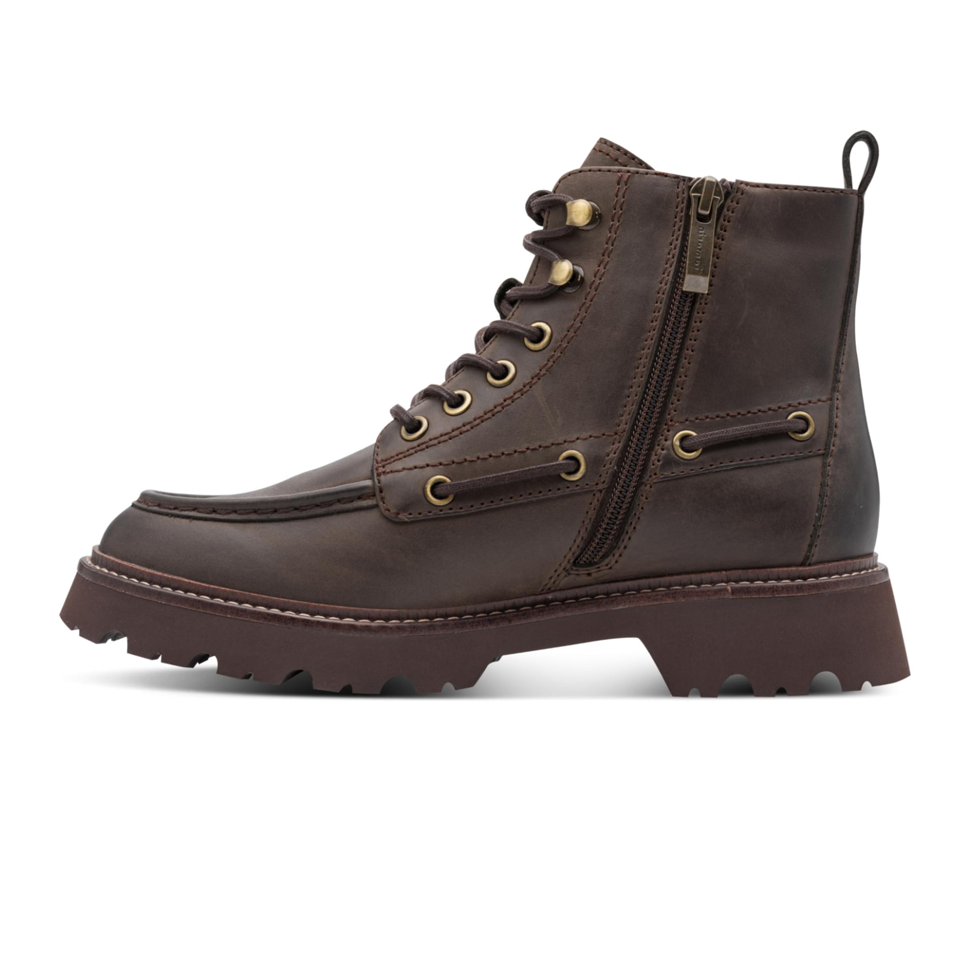 Tamaris Melvaria Bottines cuir in Mocca, côté intérieur (SKU 1-25241-47--304)