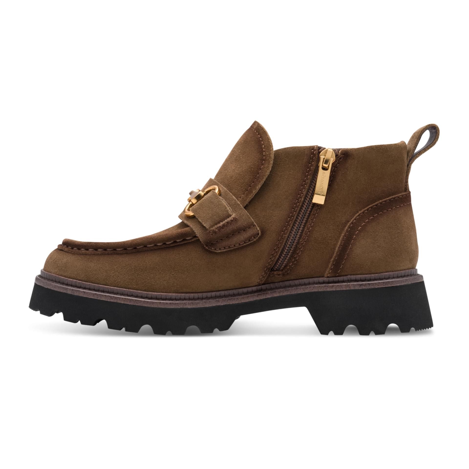 Tamaris Melvaria Enkellaarsjes leer in Camel, binnenzijde (SKU 1-25451-47--310)