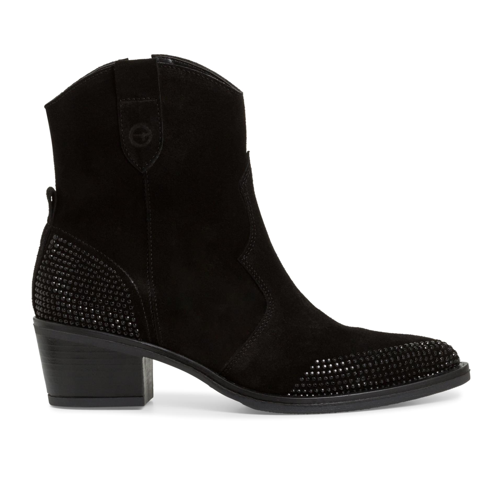 Tamaris Mexan Ankle Boots 1-25703-42 in Black Comb