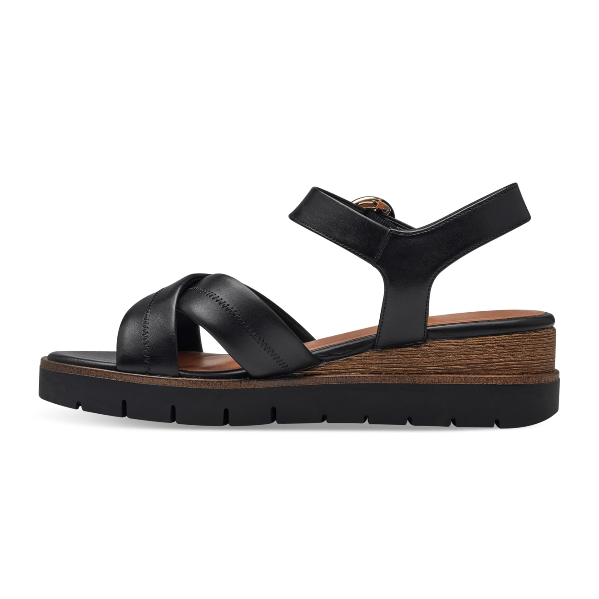 Tamaris Michi Sandalen 1-28202-42 in Black Leather